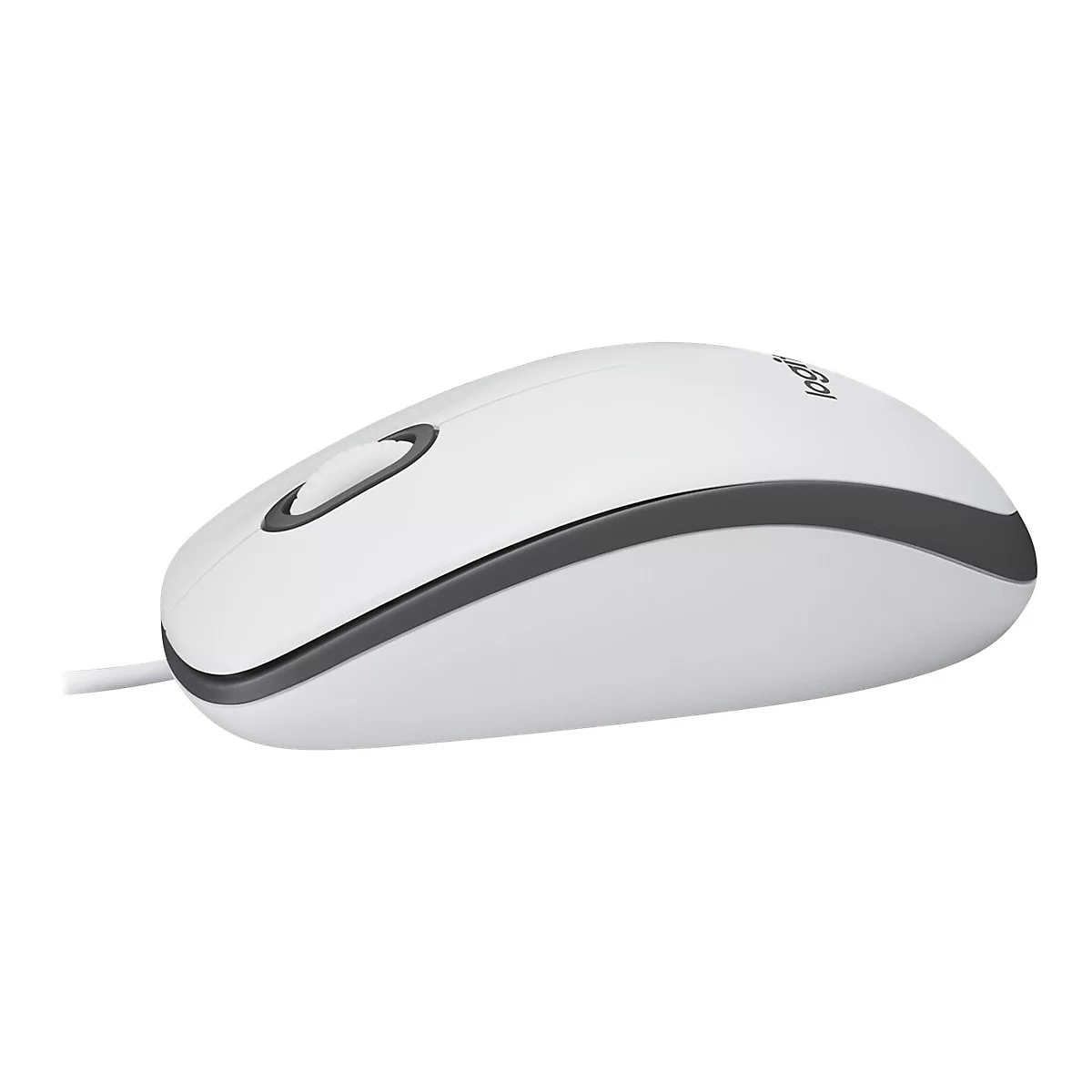 Logitech M100 - Maus - Full-Size - rechts- und linkshändig - optisch - 3 Tasten