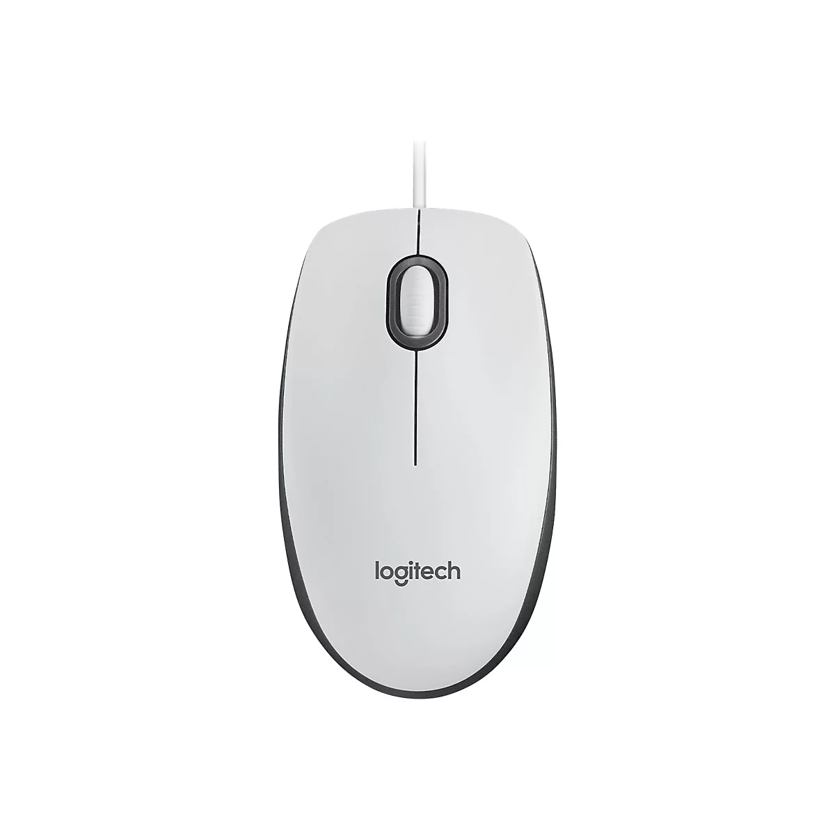 Logitech M100 - Maus - Full-Size - rechts- und linkshändig - optisch - 3 Tasten