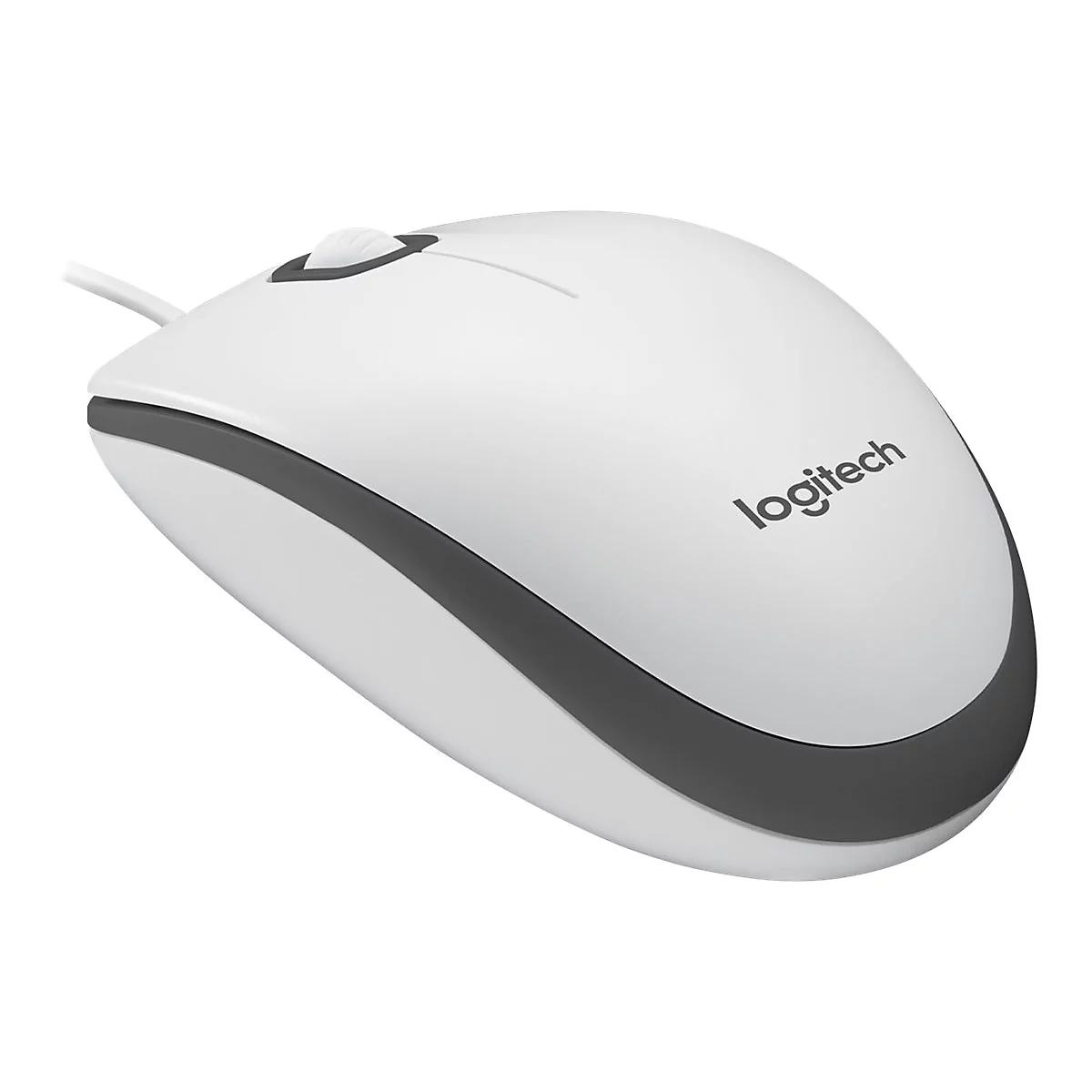Logitech M100 - Maus - Full-Size - rechts- und linkshändig - optisch - 3 Tasten