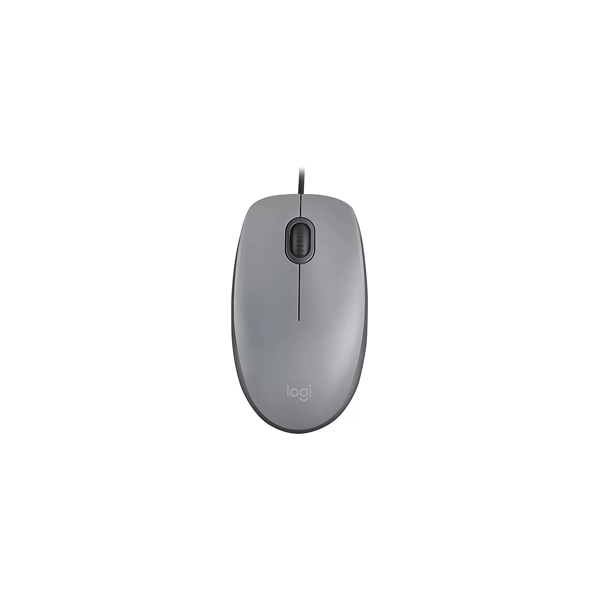 Logitech M110 Silent - Maus - rechts- und linkshändig - optisch - 3 Tasten - kabelgebunden