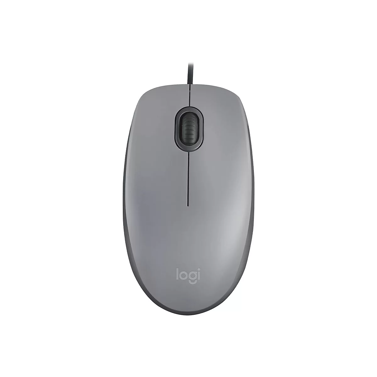 Logitech M110 Silent - Maus - rechts- und linkshändig - optisch - 3 Tasten - kabelgebunden