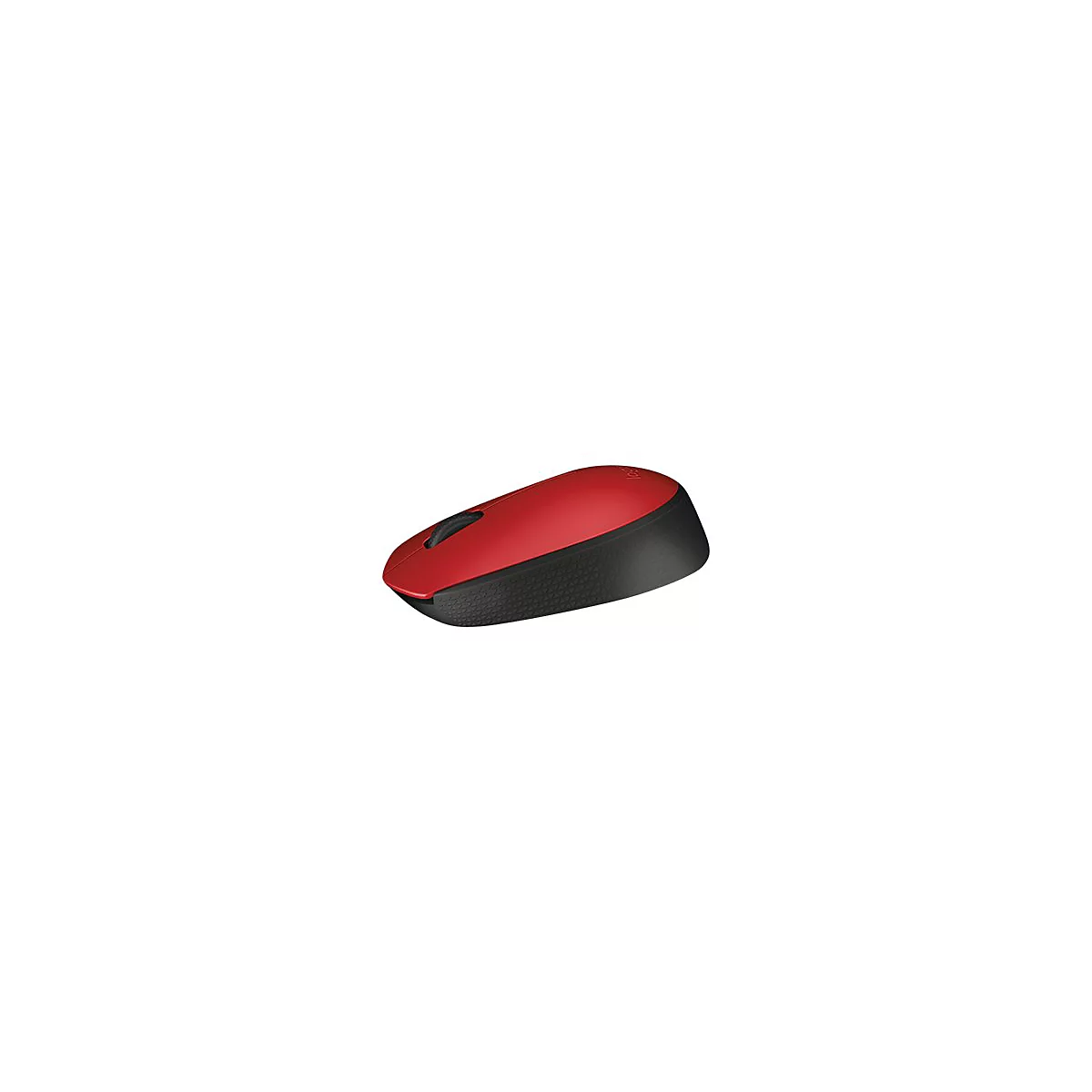 Logitech M171 - Maus - 2.4 GHz - Schwarz, Rot
