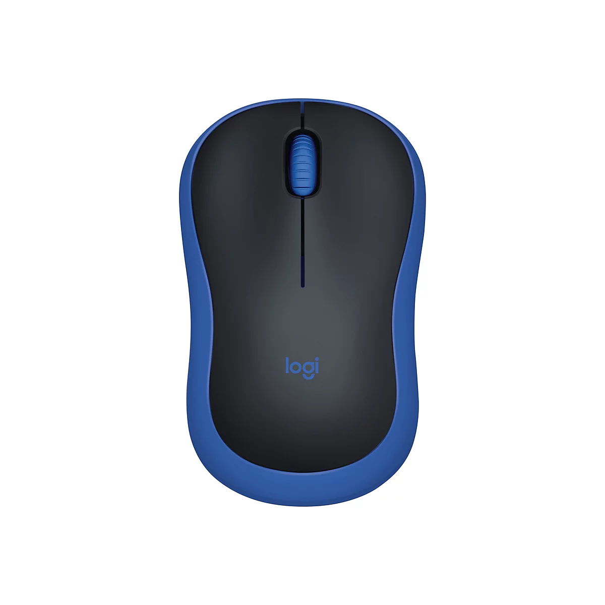 Logitech M185 - Maus - 2.4 GHz - Blau