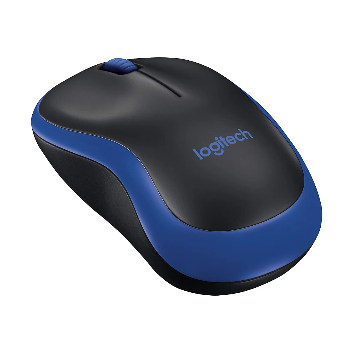 Logitech M185 - Maus - 2.4 GHz - Blau