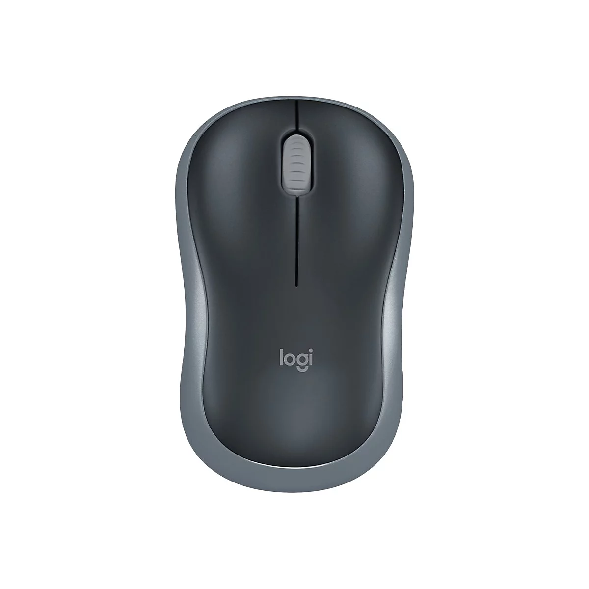 Logitech M185 - Maus - 2.4 GHz - Grau