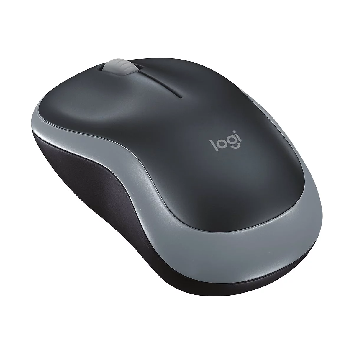Logitech M185 - Maus - 2.4 GHz - Grau