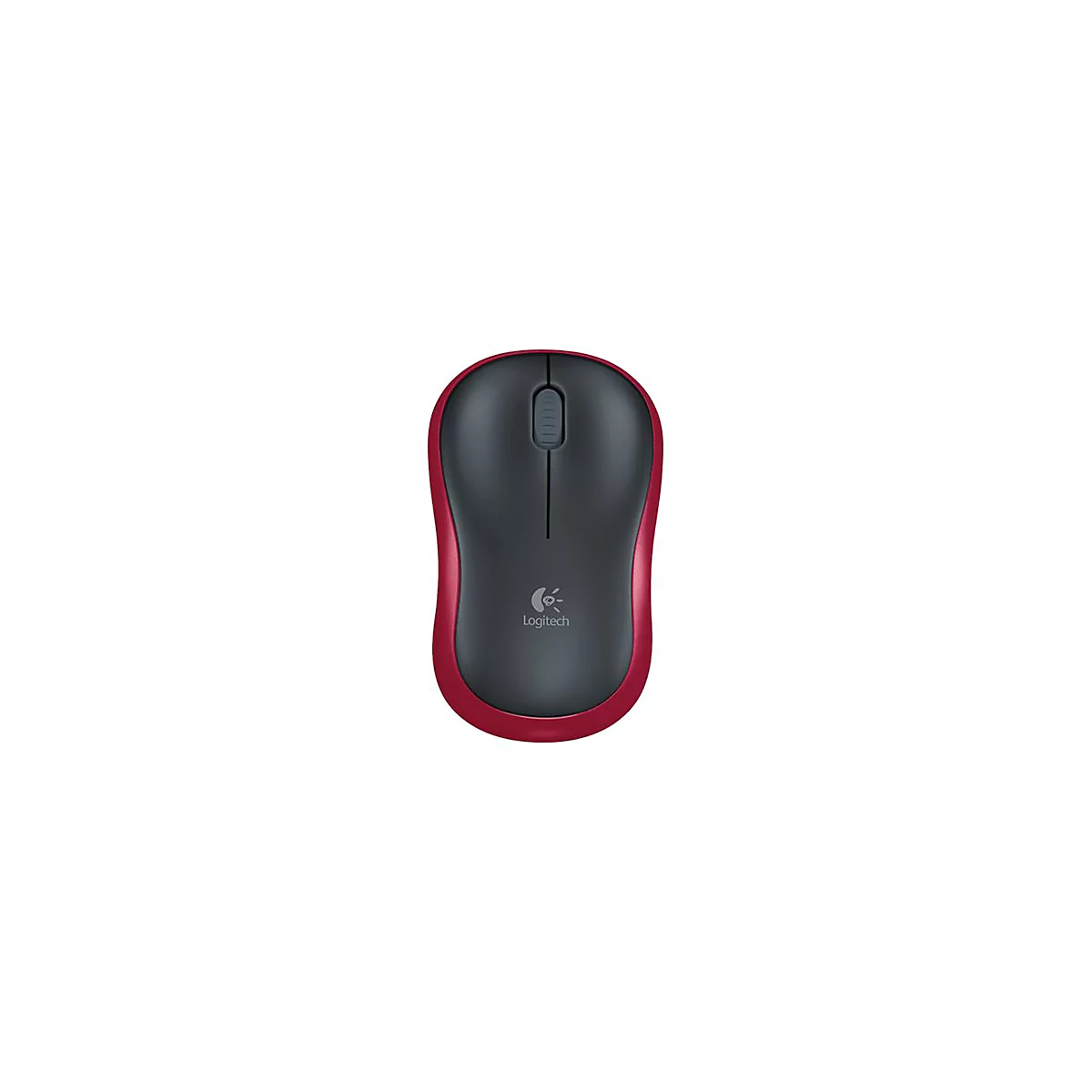 Logitech M185 - Maus - 2.4 GHz - Rot