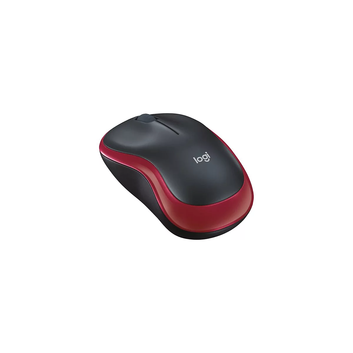 Logitech M185 - Maus - 2.4 GHz - Rot