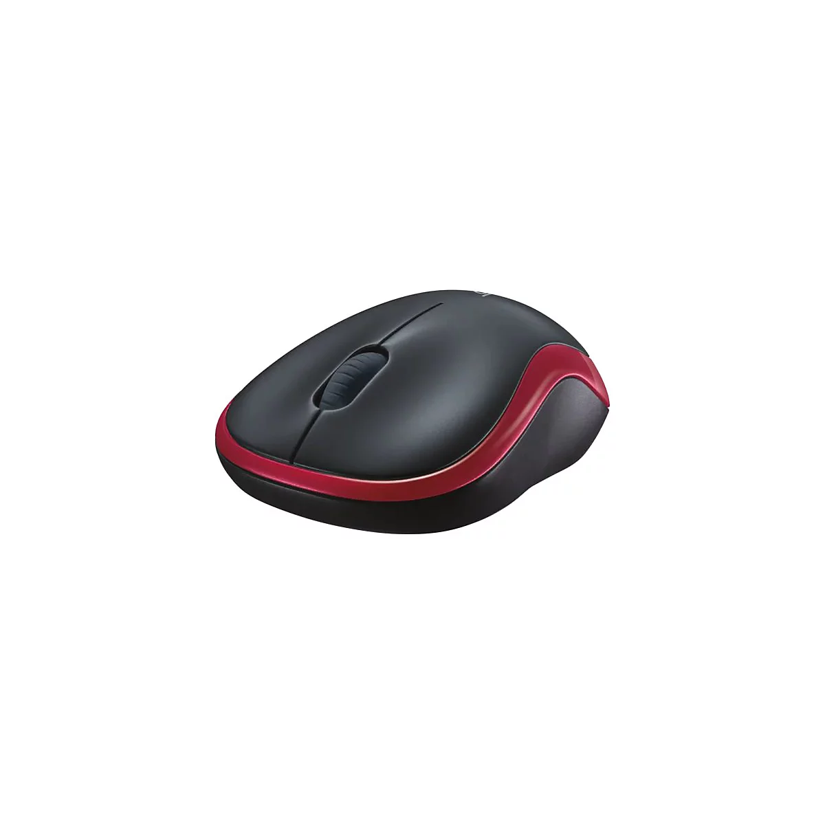 Logitech M185 - Maus - 2.4 GHz - Rot
