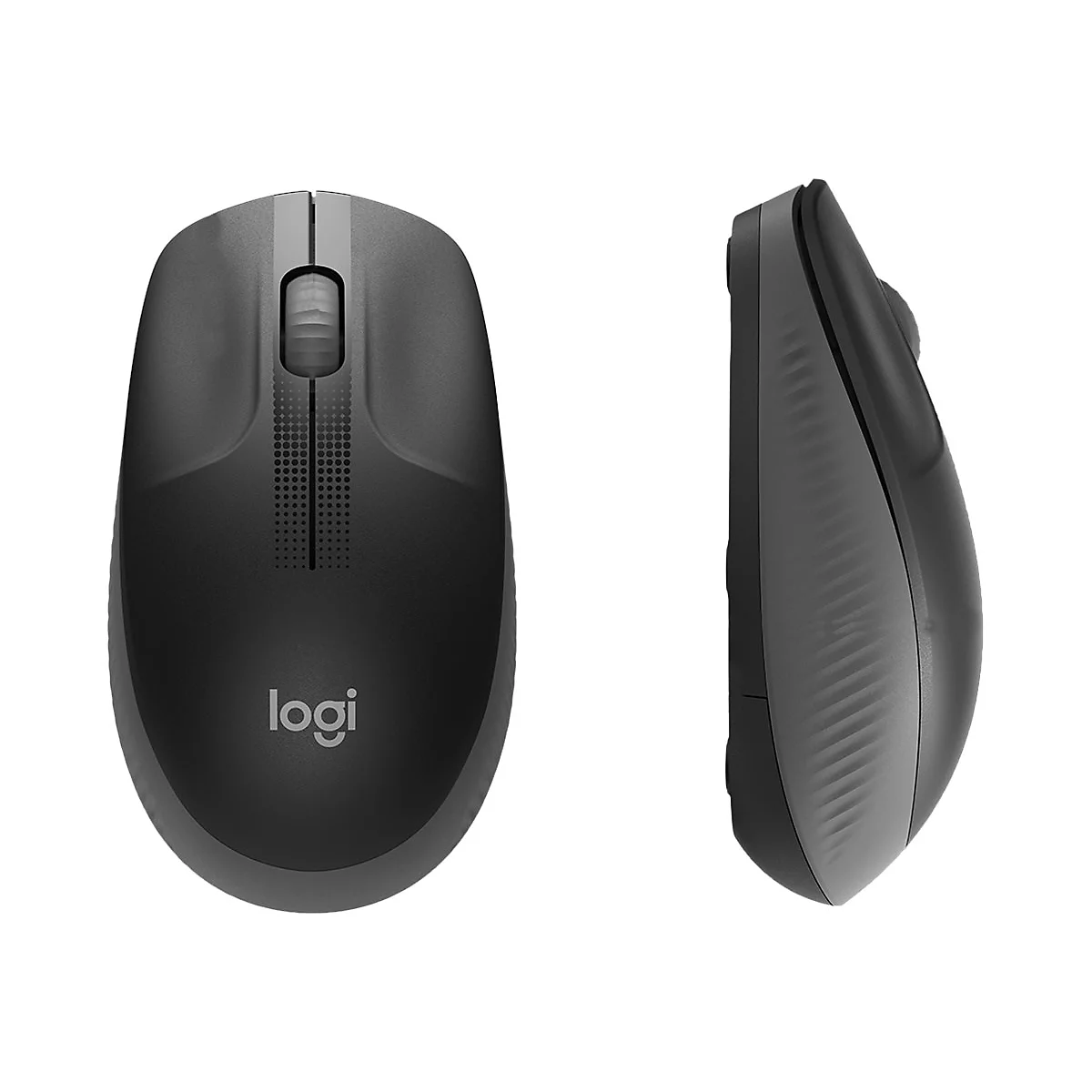 Logitech M190 - Maus - holzkohlefarben