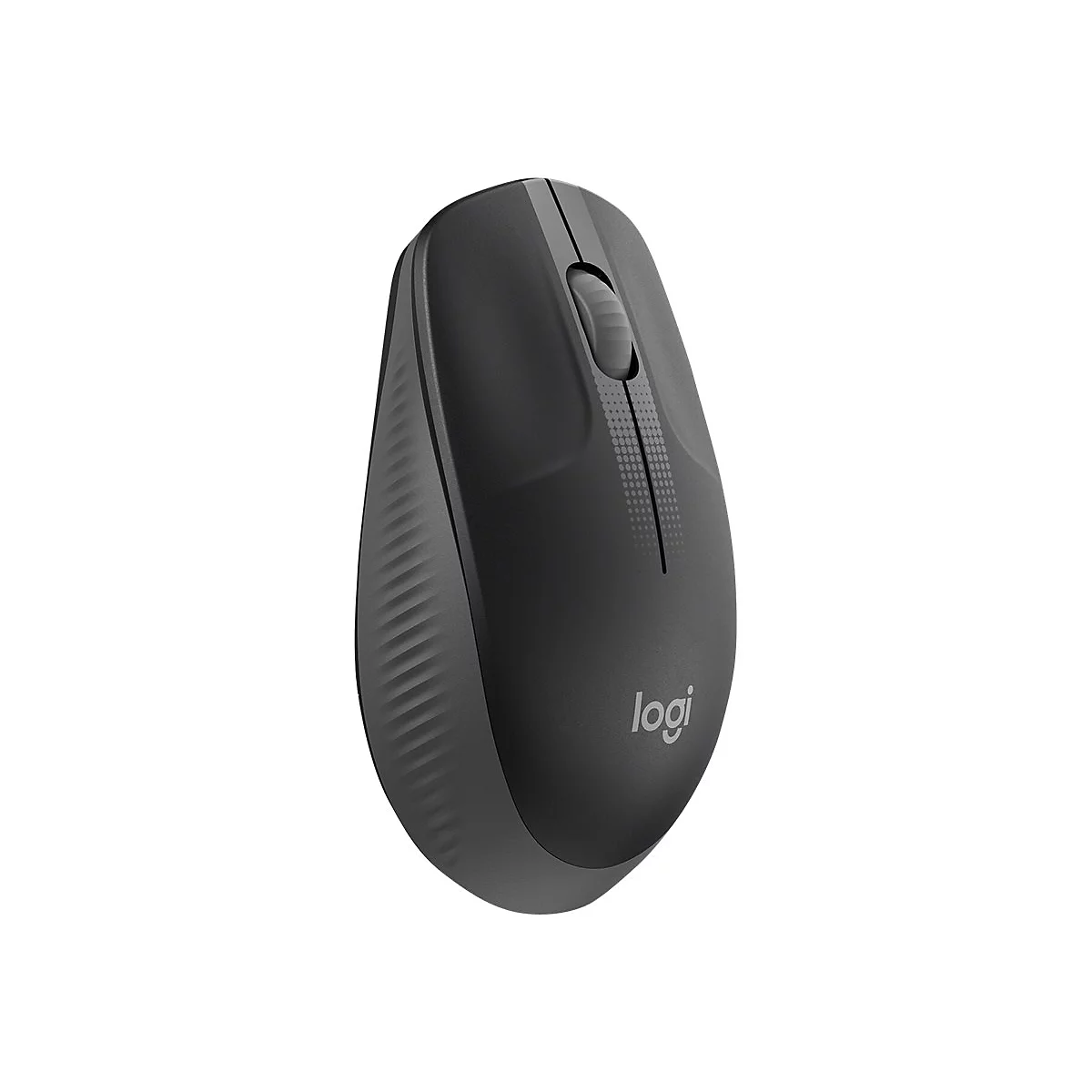 Logitech M190 - Maus - holzkohlefarben