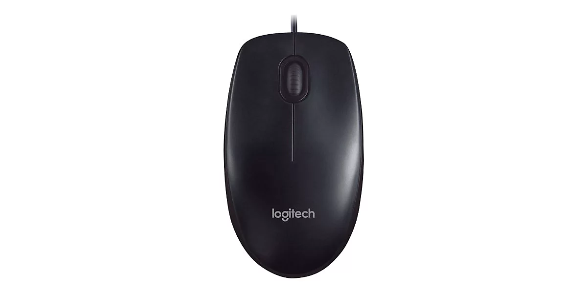 Logitech M90 - Maus - rechts- und linkshändig - optisch - kabelgebunden - USB
