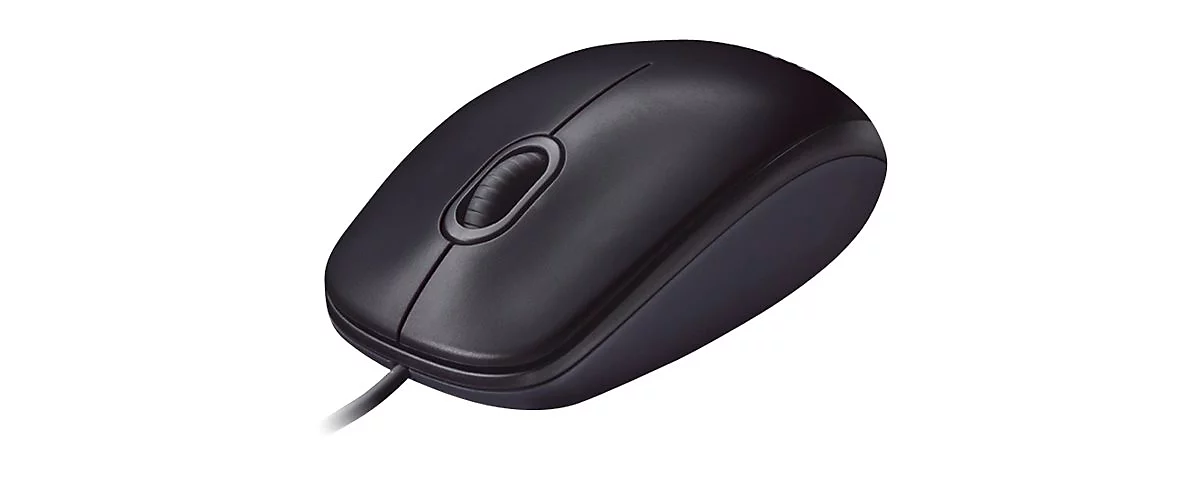 Logitech M90 - Maus - rechts- und linkshändig - optisch - kabelgebunden - USB