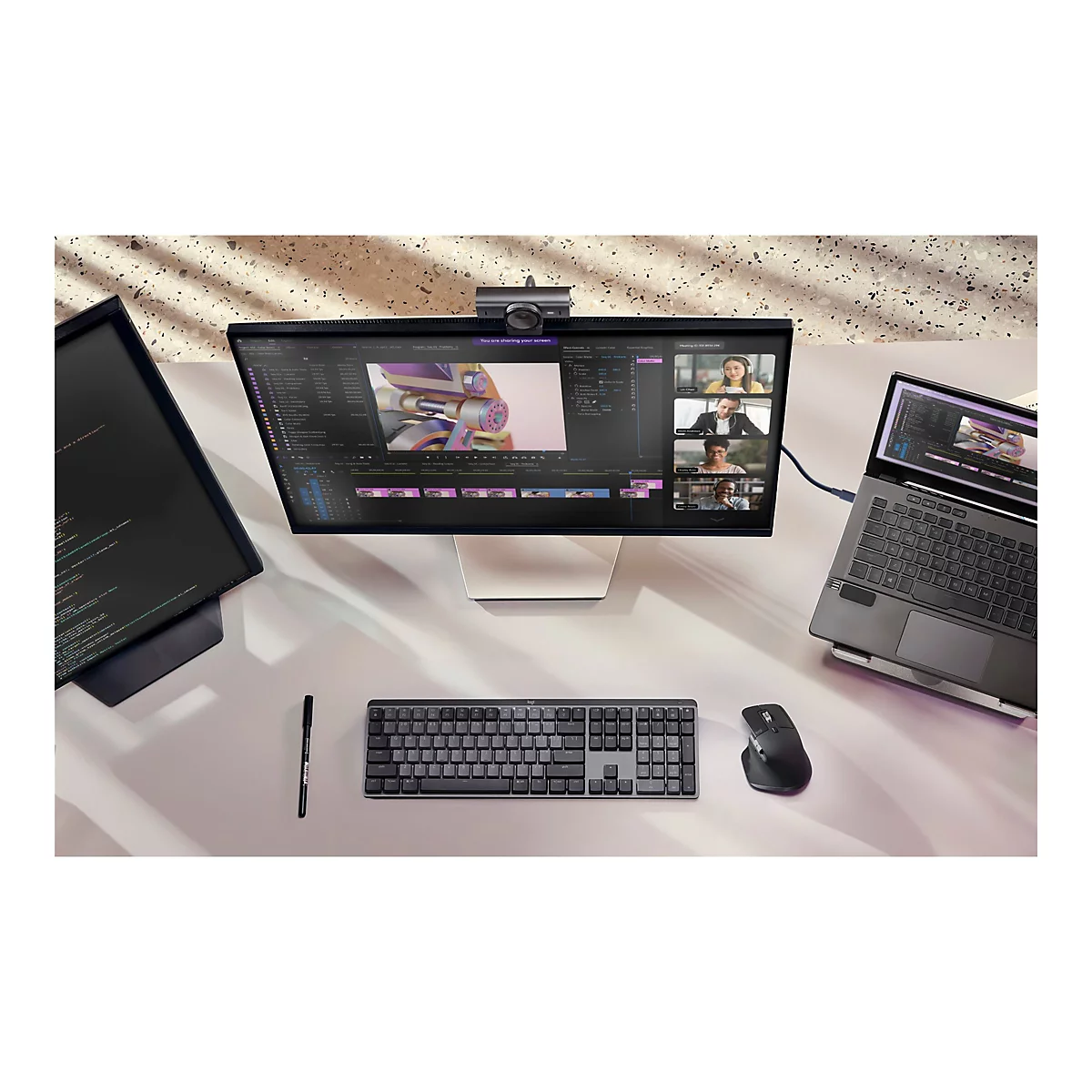 Logitech Master Series MX Brio - Livestream-Kamera - Farbe - 8,5 MP - 3840 x 2160 - 4K, 1080p