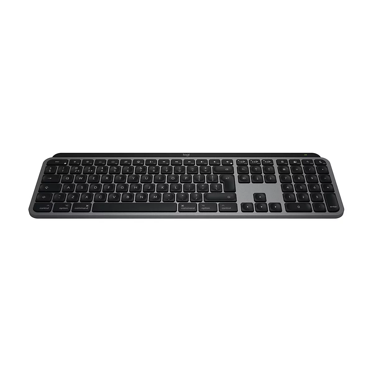Logitech Master Series MX Keys S for Mac - Tastatur - full size - hinterleuchtet - kabellos - Bluetooth LE