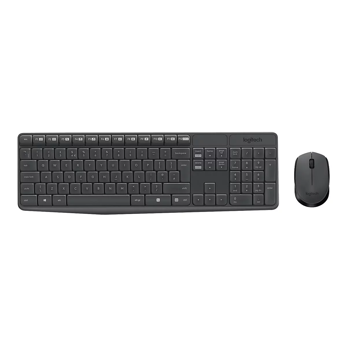 Logitech MK235 - Tastatur-und-Maus-Set - Pan-Nordic