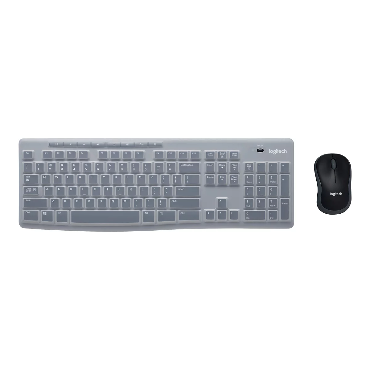 Logitech MK270 Wireless Combo for Education with Protective Keyboard Cover - Tastatur-und-Maus-Set - kabellos - 2.4 GHz - für Bildungseinrichtungen