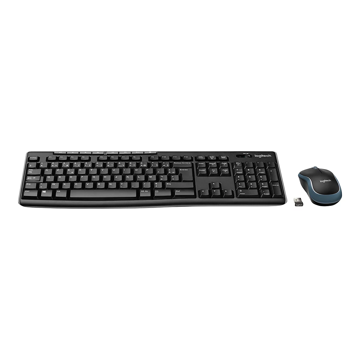 Logitech MK270 Wireless Combo - Tastatur-und-Maus-Set - Französisch