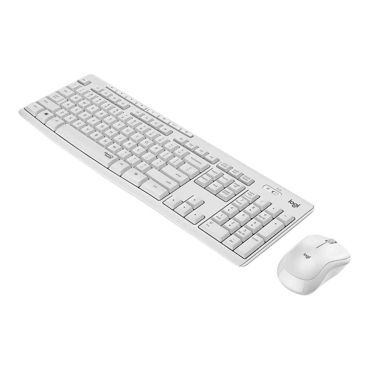 Logitech MK295 Silent - Tastatur-und-Maus-Set - kabellos - 2.4 GHz - QWERTZ - Deutsch