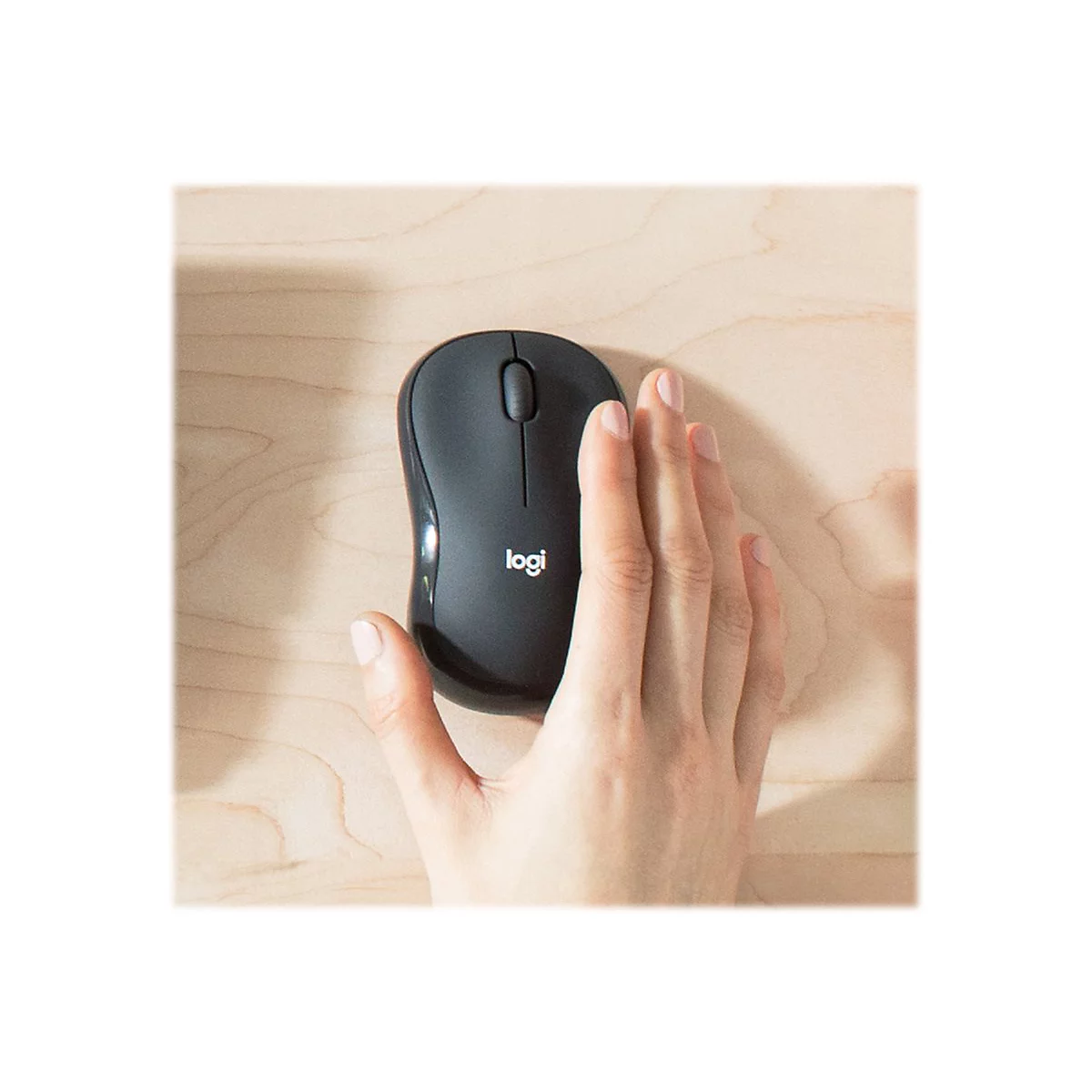 Logitech MK295 Silent - Tastatur-und-Maus-Set - US International - Graphite