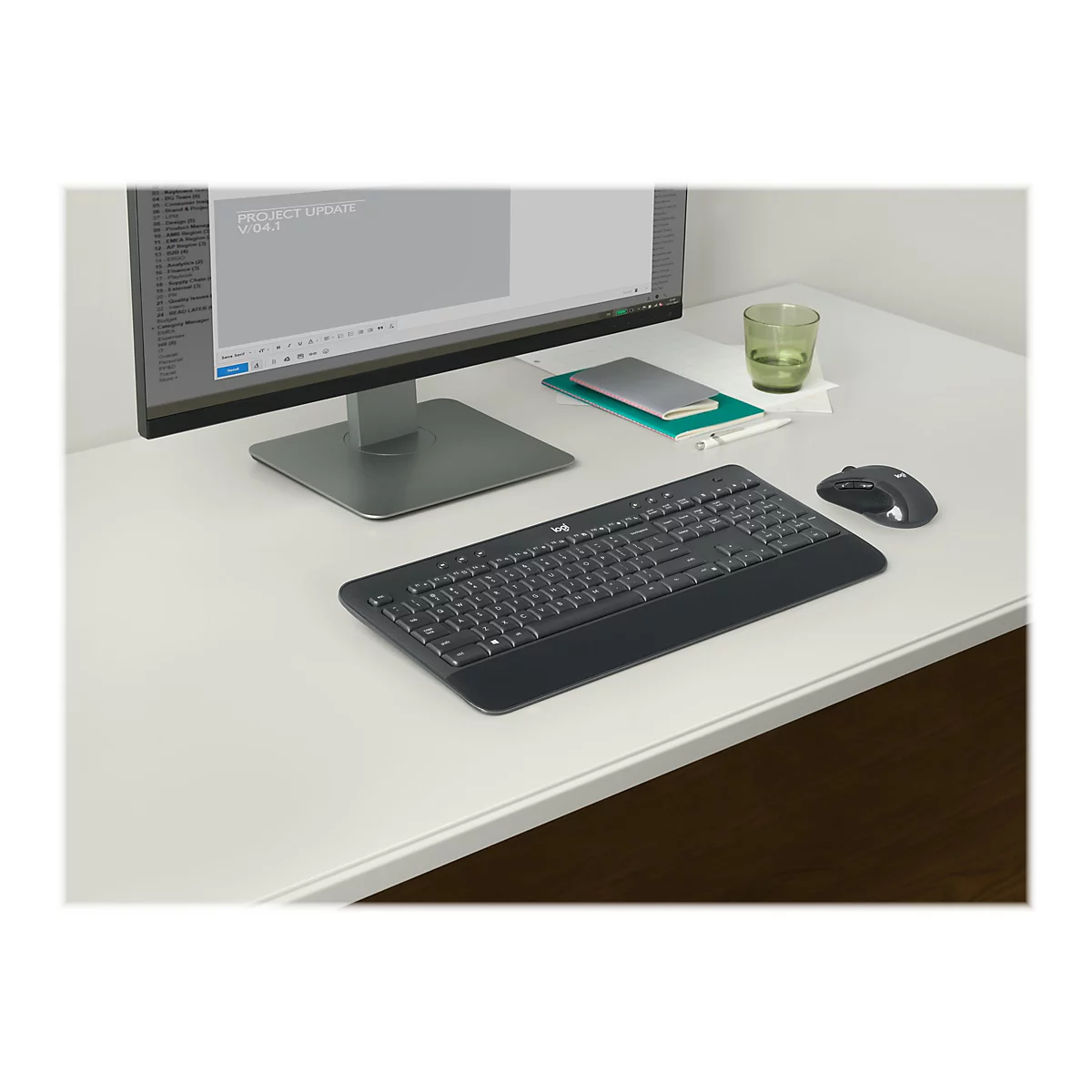 Logitech MK545 Advanced - Tastatur-und-Maus-Set - QWERTY - US International