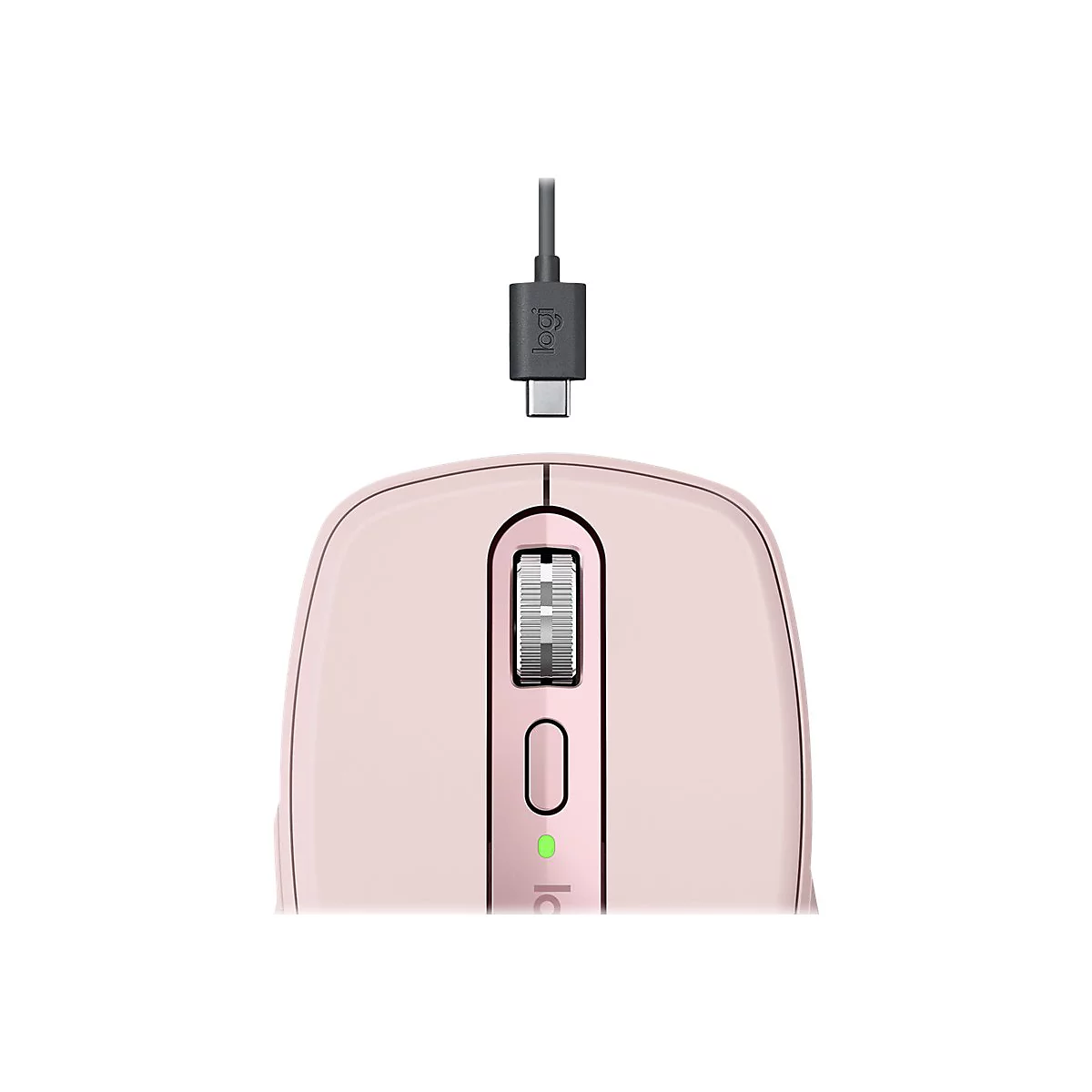 Logitech MX Anywhere 3 - Maus - Bluetooth, 2.4 GHz - rosé