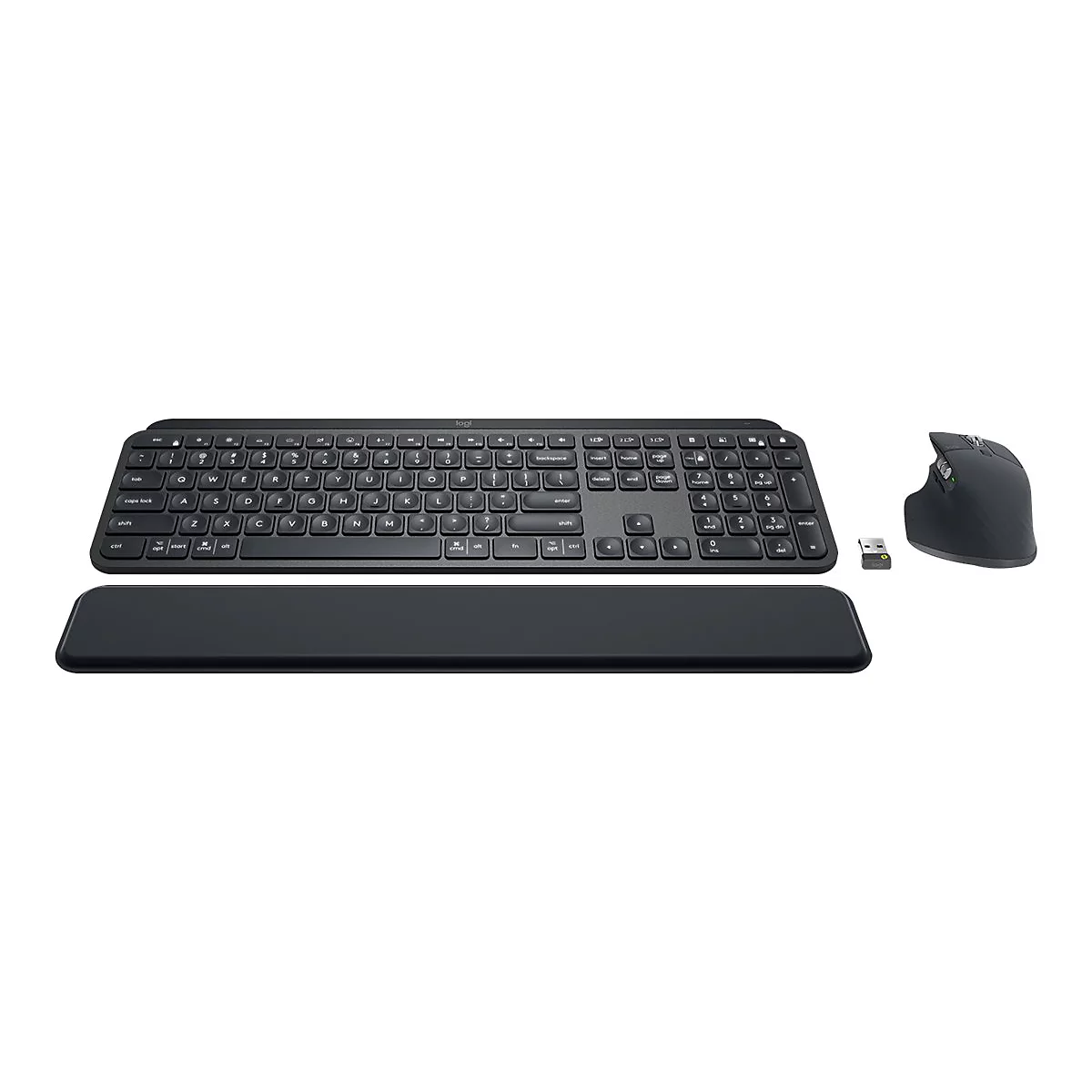 Logitech MX Keys Combo for Business - Tastatur-und-Maus-Set - hinterleuchtet - kabellos - Bluetooth LE - QWERTY