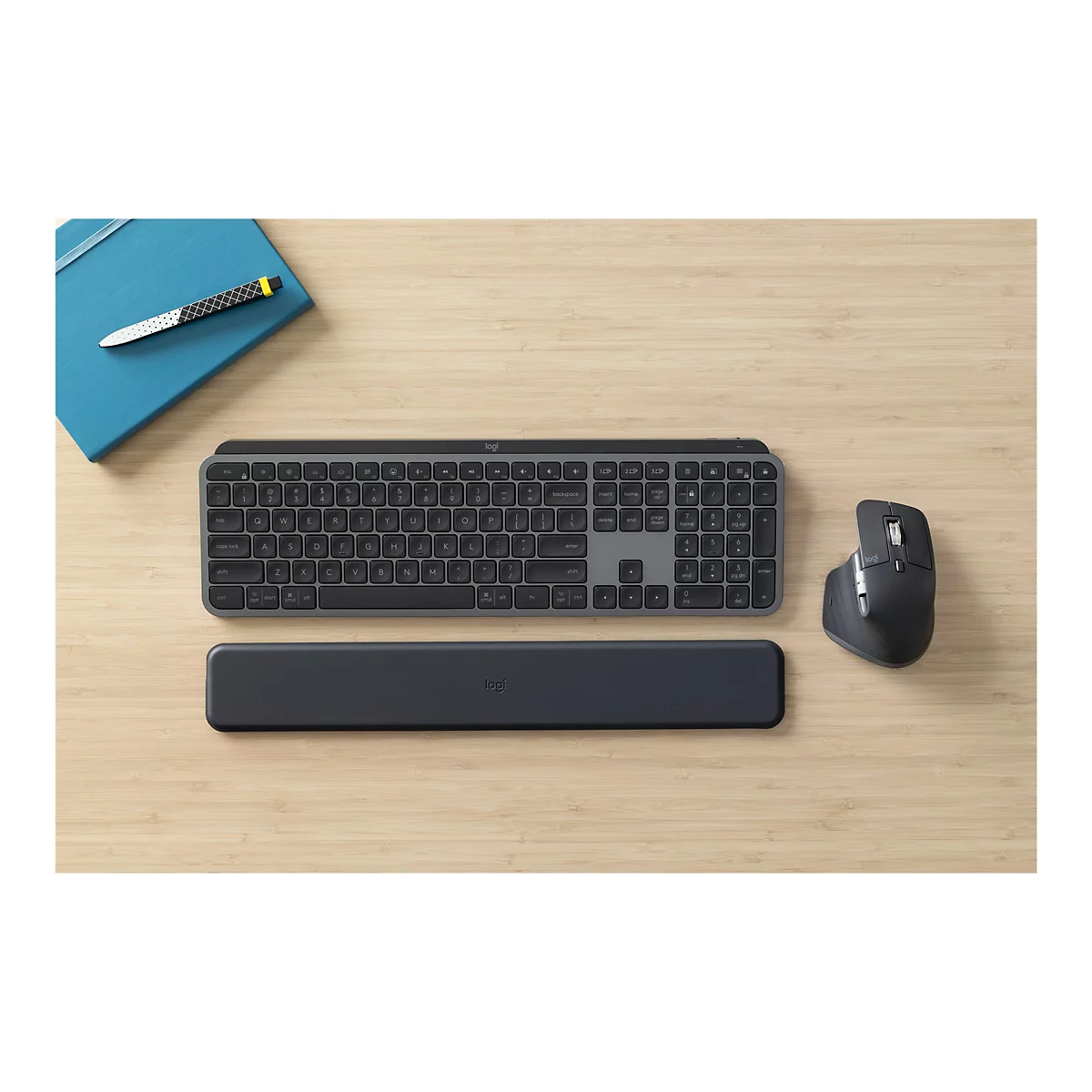 Logitech MX Keys Combo for Business - Tastatur-und-Maus-Set - hinterleuchtet - kabellos - Bluetooth LE - QWERTY