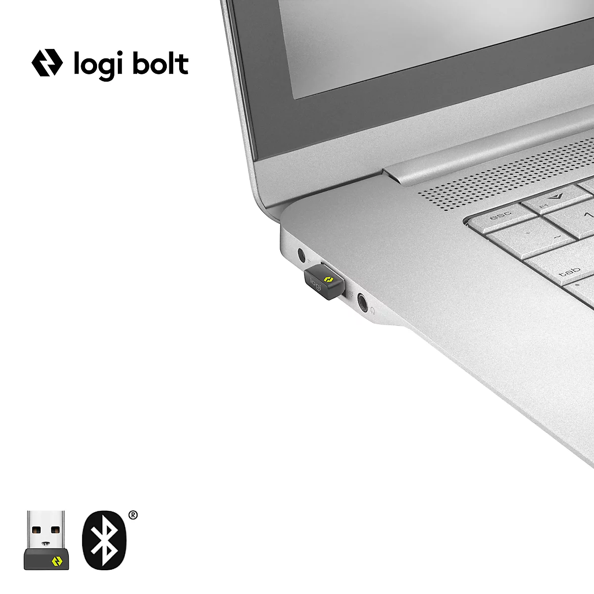 Logitech MX Keys for Business Tastatur, kabellos, 10 m Reichweite, Hintergrundbeleuchtung, 108 Tasten, Nummernblock, graphit