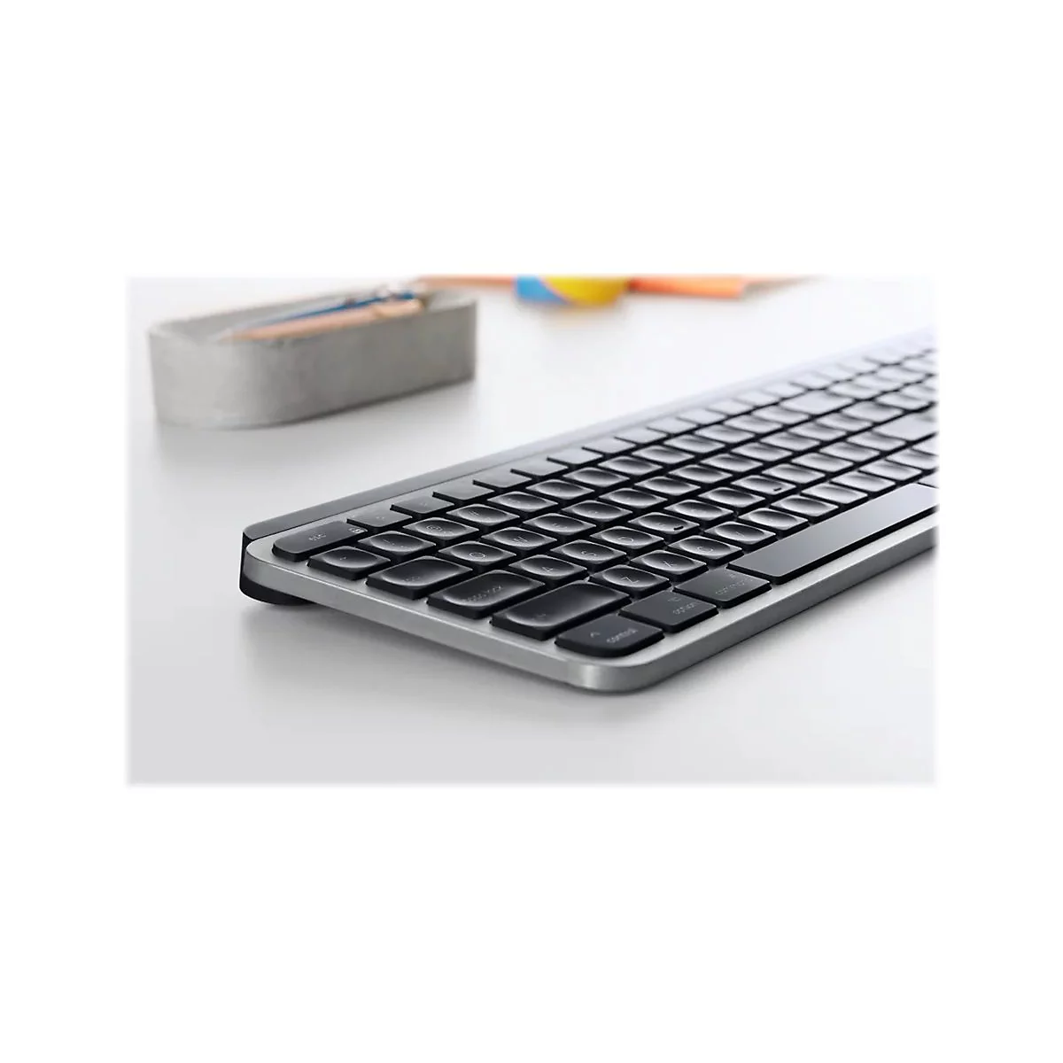 Logitech MX Keys für Mac - Tastatur - QWERTZ - Deutsch - Space-grau