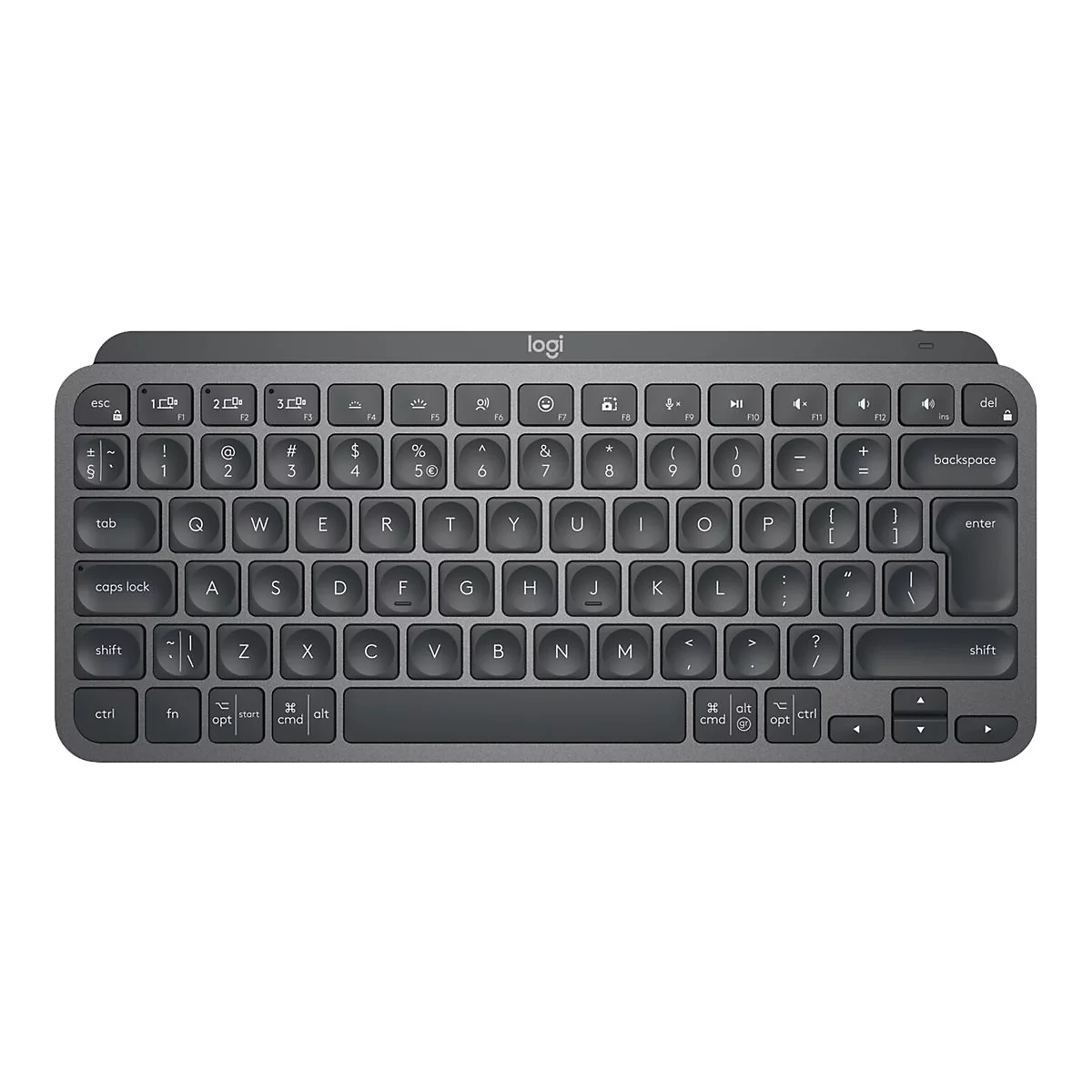 Logitech MX Keys Mini Combo for Business - Tastatur-und-Maus-Set - hinterleuchtet - kabellos - 2.4 GHz, Bluetooth LE - QWERTZ