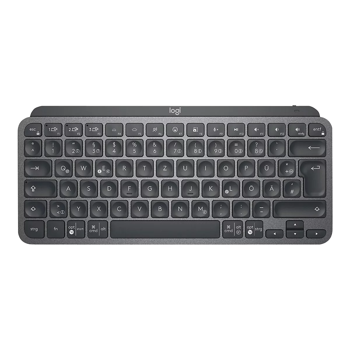 Logitech MX Keys Mini - Tastatur - hinterleuchtet - kabellos - Bluetooth - QWERTZ