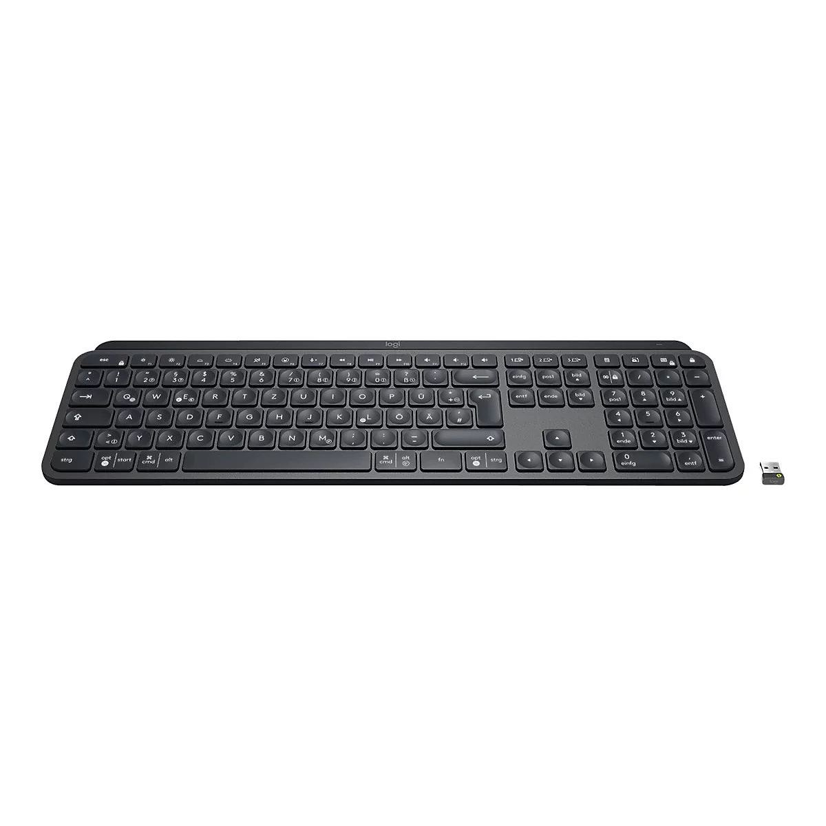 Logitech MX Keys - Tastatur - QWERTZ - Deutsch - Graphite