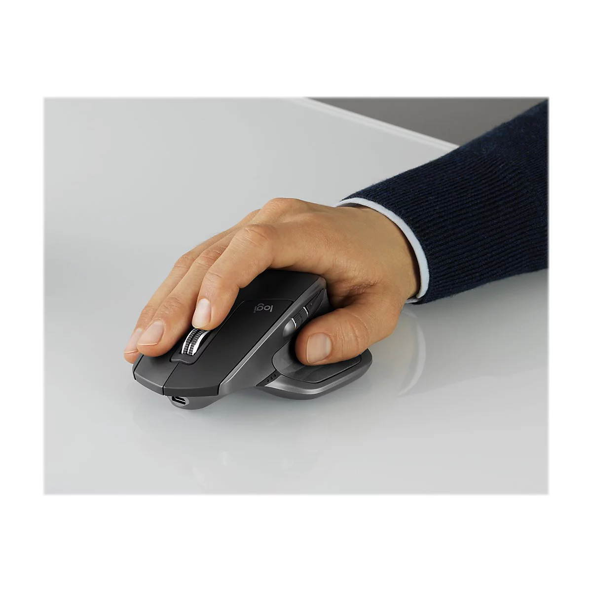 Logitech MX Master 2S - Maus - Bluetooth, 2.4 GHz - Graphite
