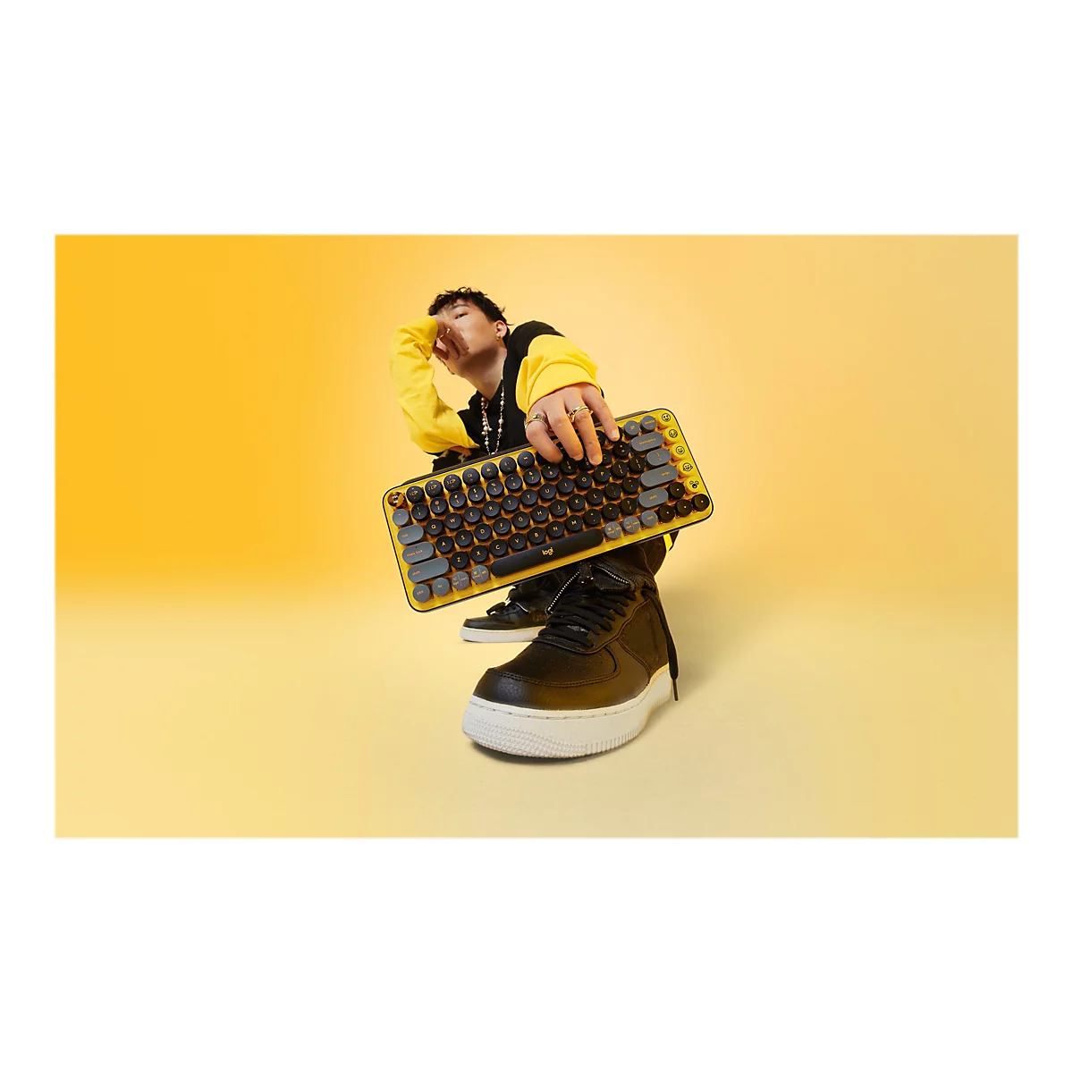 Logitech POP Keys - Tastatur - kabellos - Bluetooth LE, Bluetooth 5.1 - QWERTZ - Deutsch
