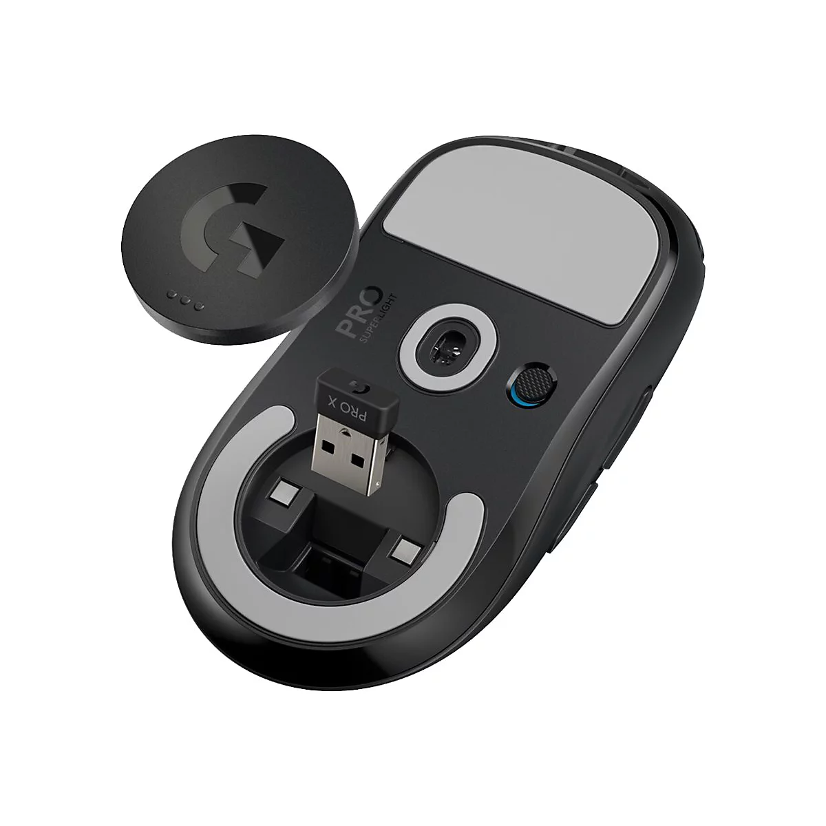 Logitech PRO X SUPERLIGHT Wireless Gaming Mouse - Maus - LIGHTSPEED - Schwarz
