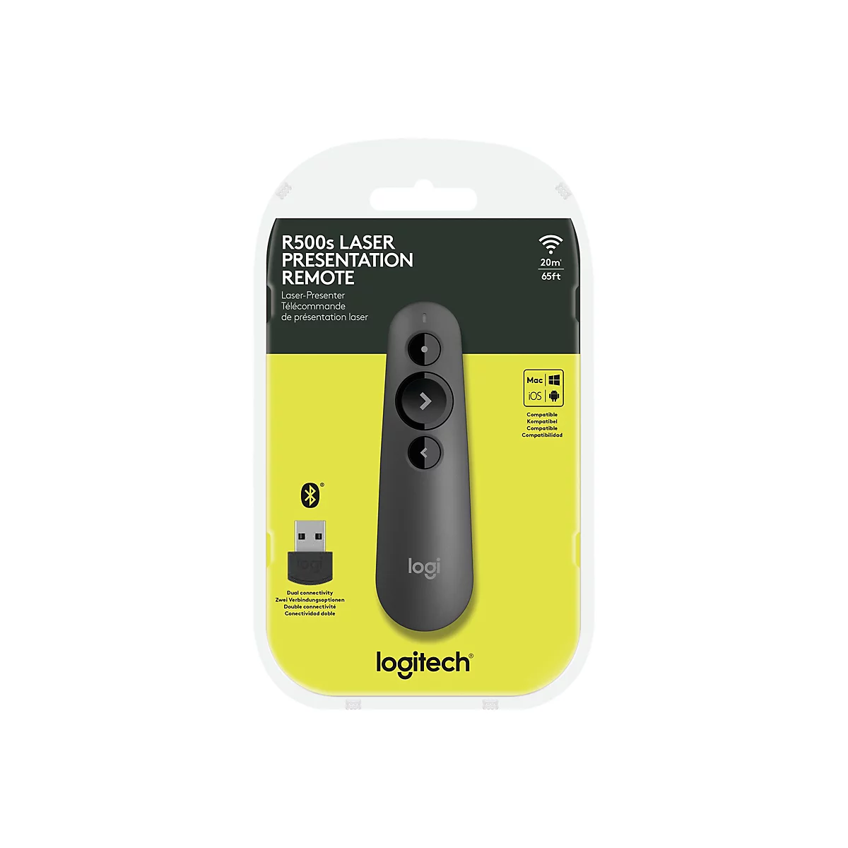 Logitech R500s Präsentations-Fernsteuerung - Graphite