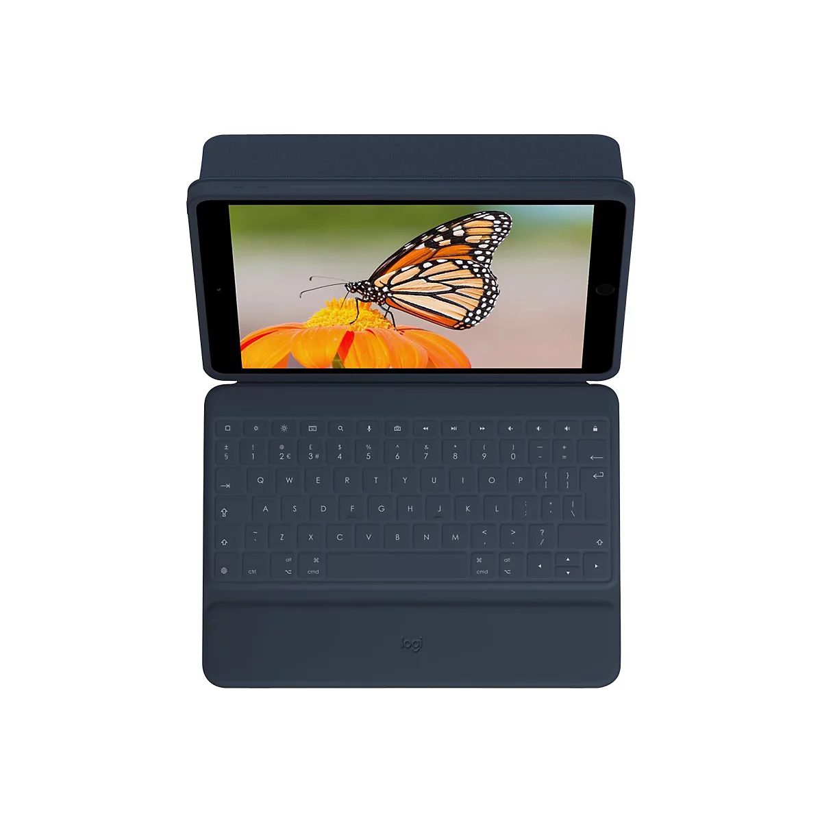 Logitech Rugged Combo 3 For Education - Master Pack - Tastatur und Foliohülle - Apple Smart connector - K-12 Ausbildung - für Apple 10.2-inch iPad (7. Generation, 8. Generation, 9. Generation)
