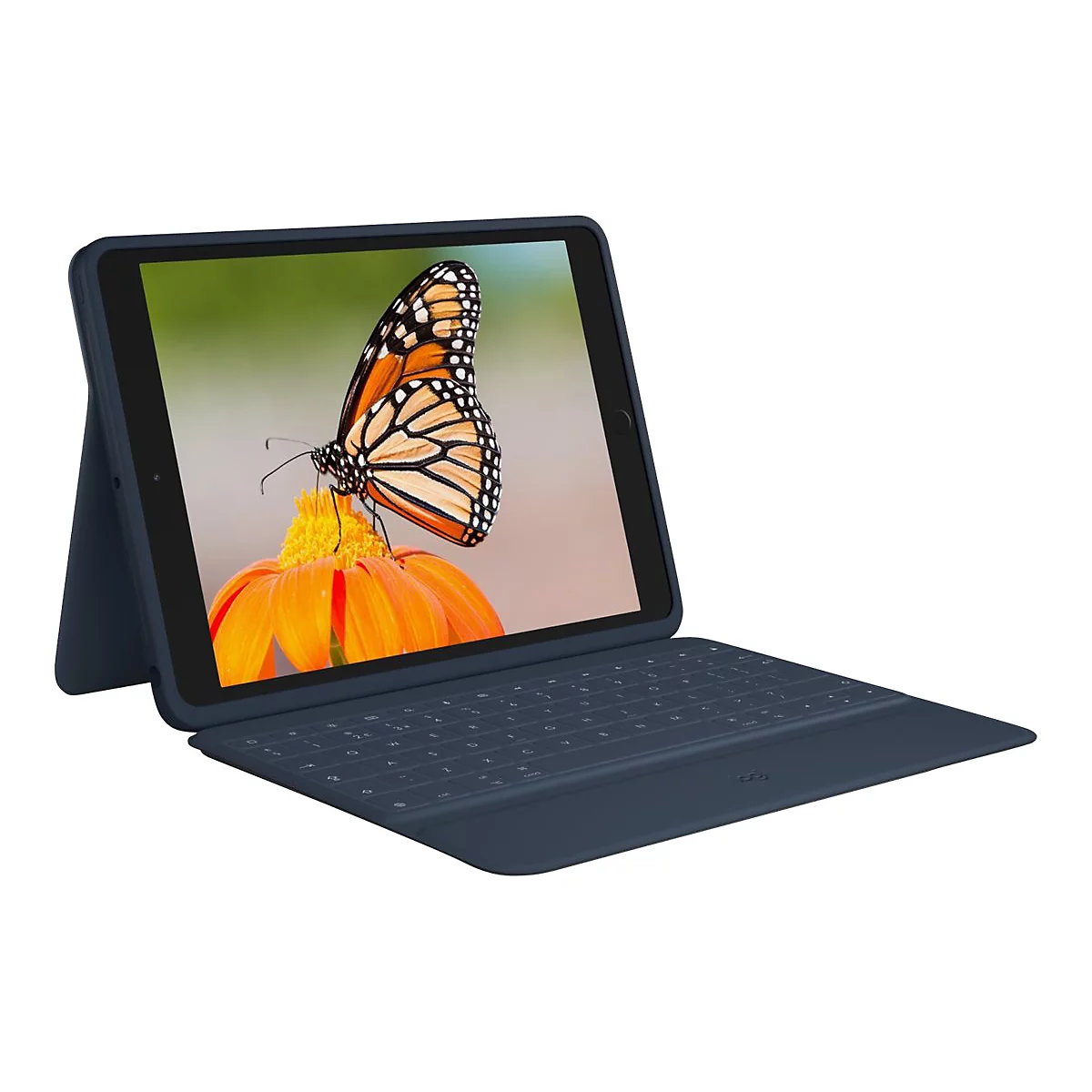 Logitech Rugged Combo 3 For Education - Master Pack - Tastatur und Foliohülle - Apple Smart connector - K-12 Ausbildung - für Apple 10.2-inch iPad (7. Generation, 8. Generation, 9. Generation)