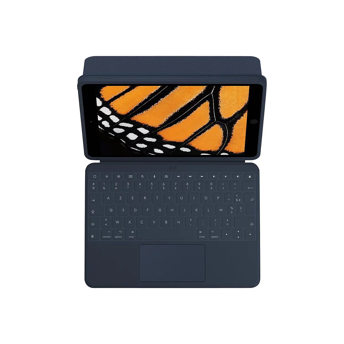 Logitech Rugged Combo 3 Touch for Education - Tastatur und Foliohülle - mit Trackpad - Apple Smart connector - QWERTZ - Deutsch
