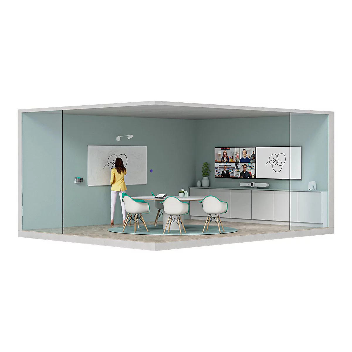 Logitech Scribe - caméra de capture de tableau blanc