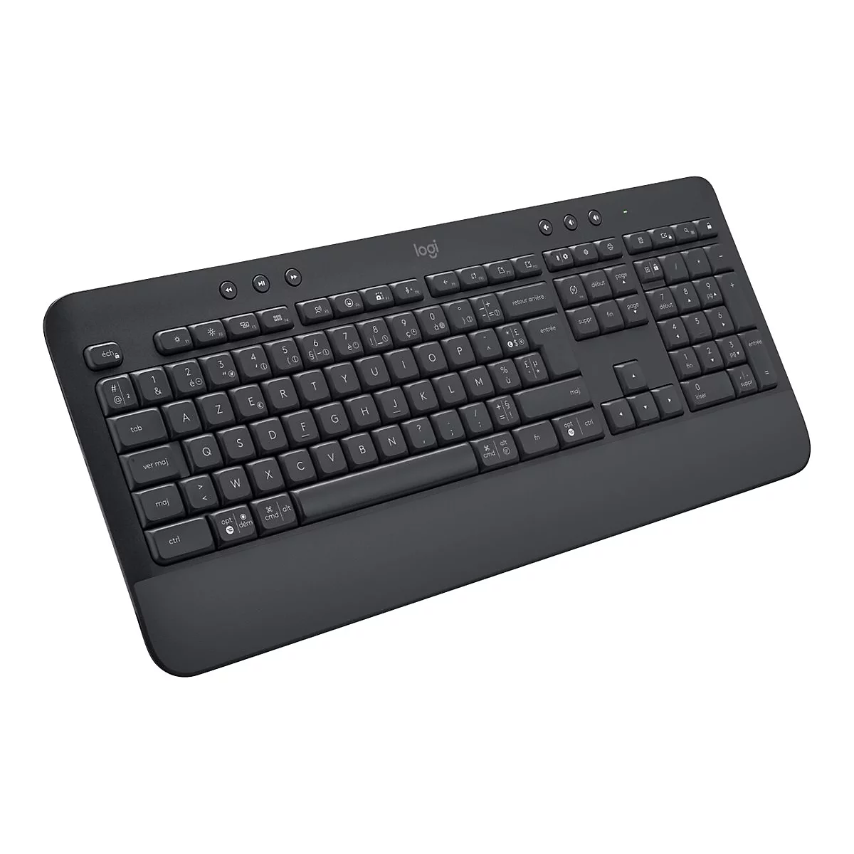 Logitech Signature K650 - Tastatur - kabellos - Bluetooth LE - AZERTY - Französisch