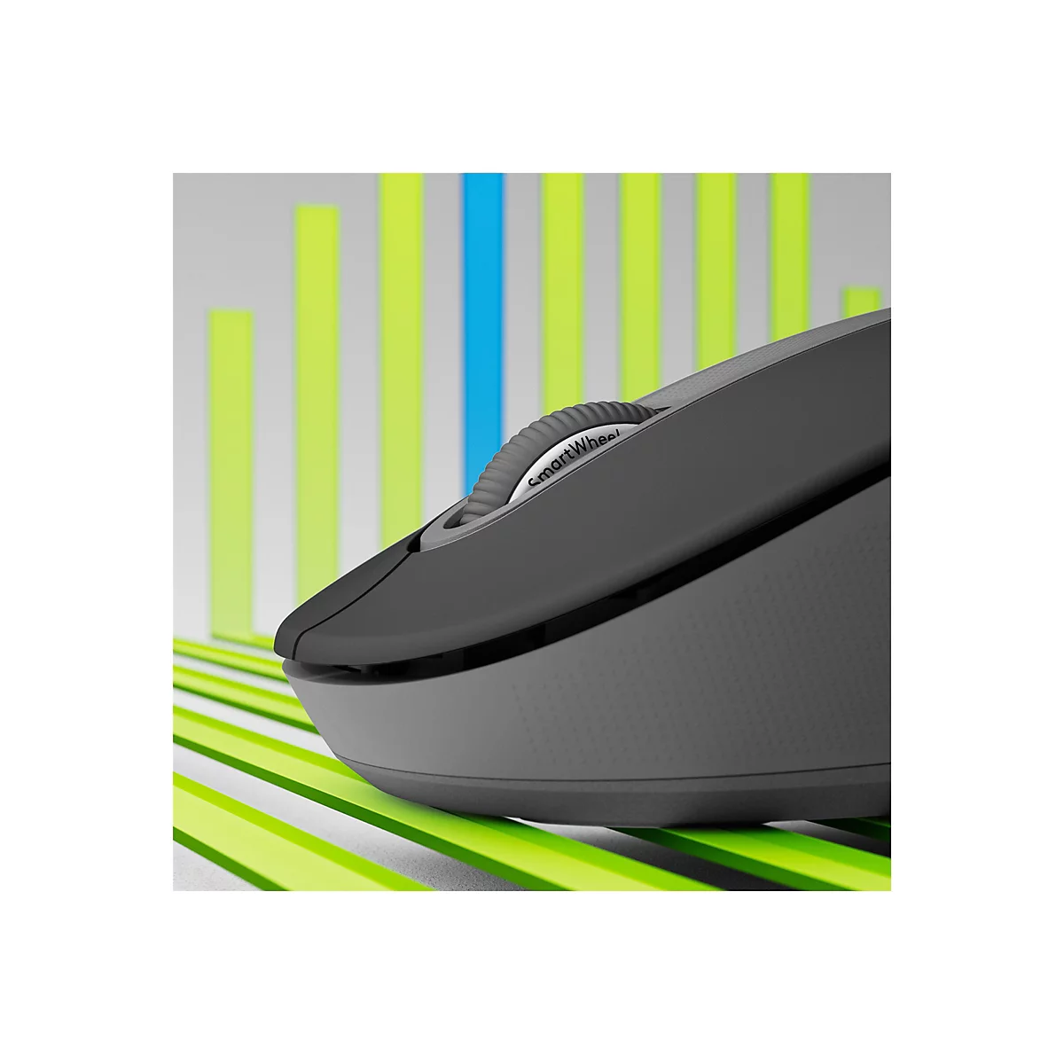 Logitech Signature M650 L for Business - Maus - Für Rechtshänder - 5 Tasten - kabellos - 2.4 GHz, Bluetooth