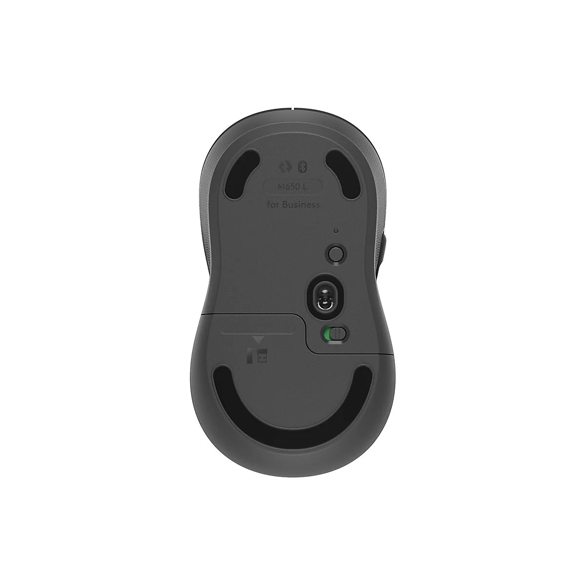 Logitech Signature M650 L for Business - Maus - Für Rechtshänder - 5 Tasten - kabellos - 2.4 GHz, Bluetooth