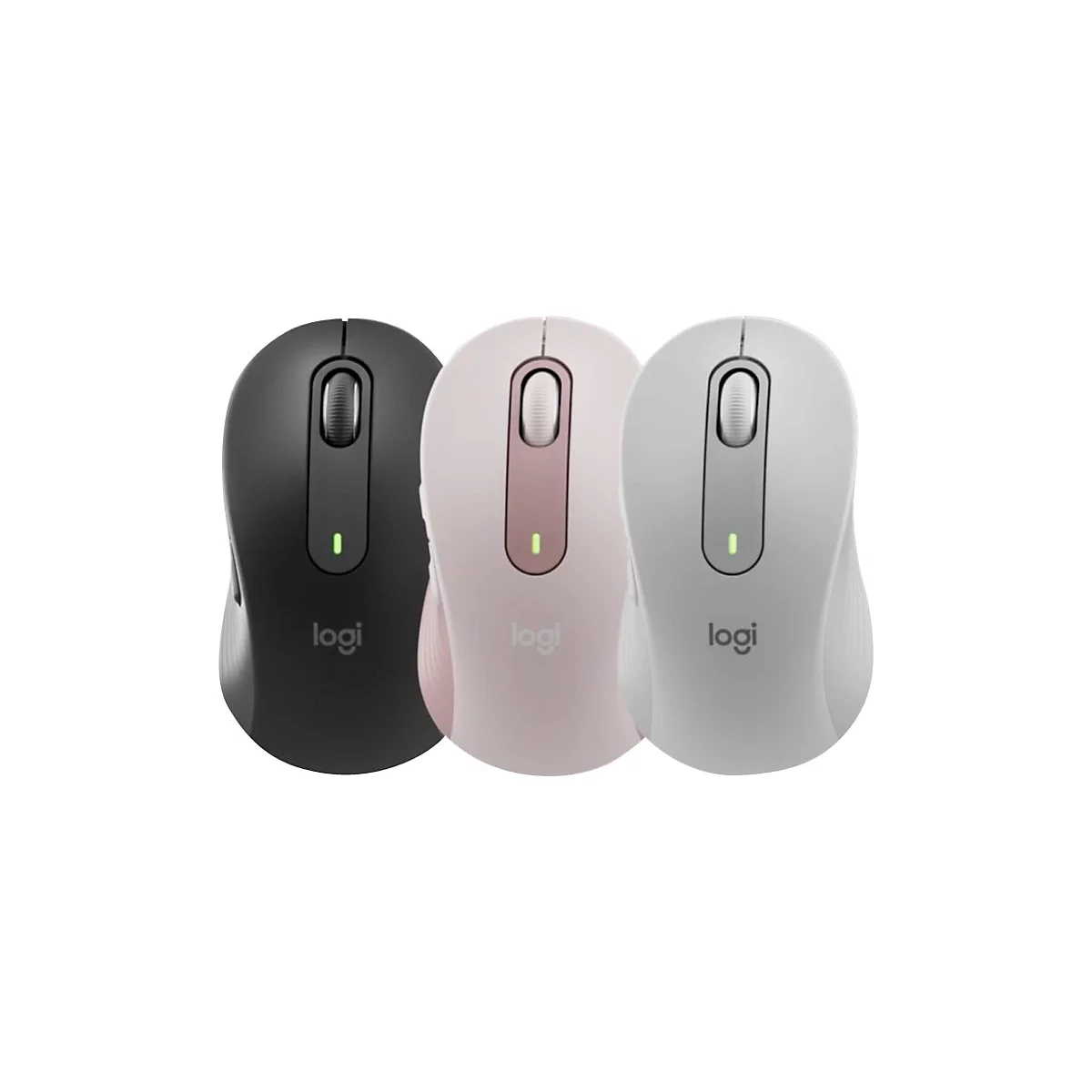Logitech Signature M650 - Maus - Bluetooth, 2.4 GHz - rosé