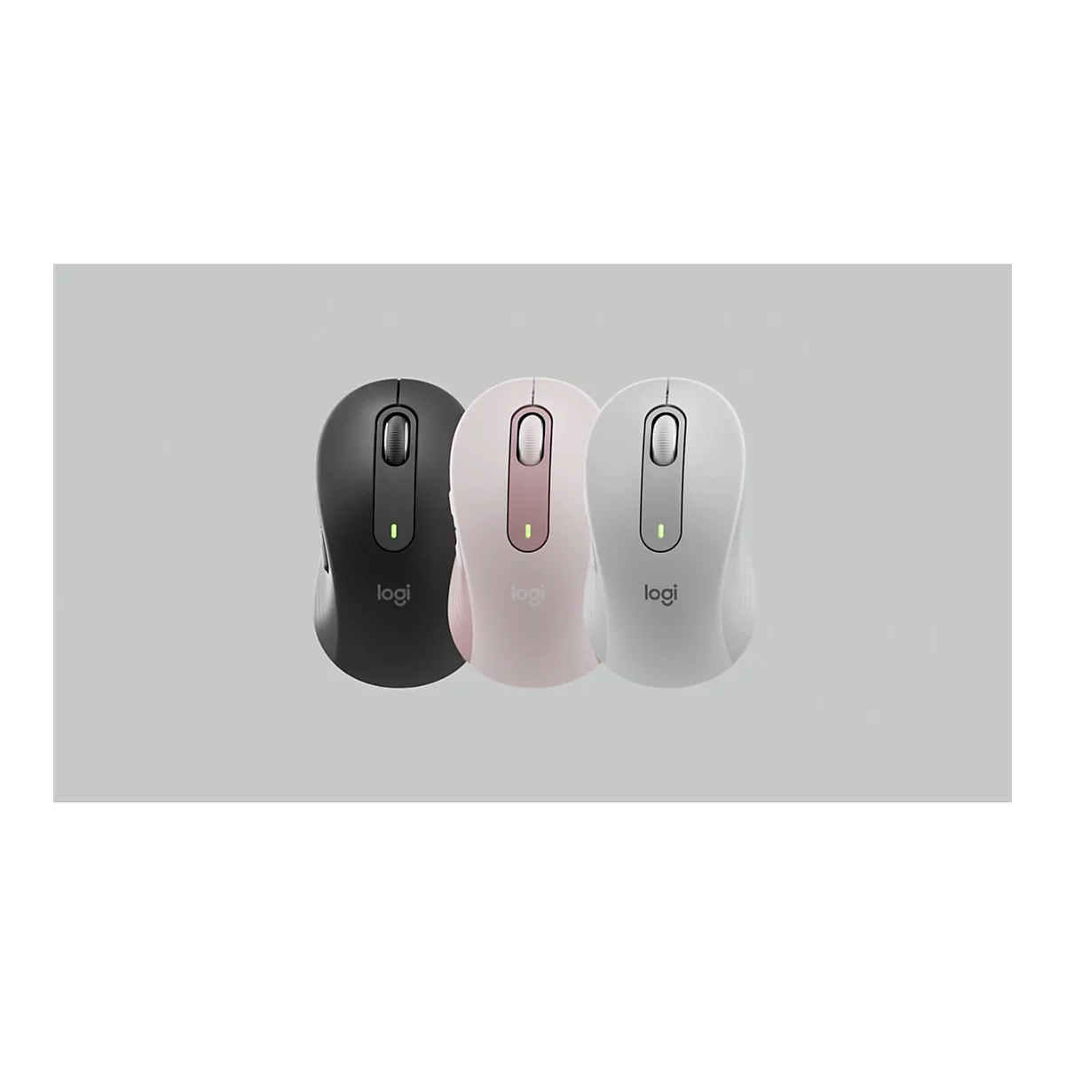 Logitech Signature M650 - Maus - Bluetooth, 2.4 GHz - rosé