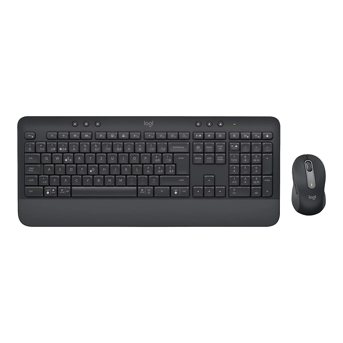 Logitech Signature MK650 Combo for Business - Tastatur-und-Maus-Set - kabellos - Bluetooth LE - AZERTY - Französisch
