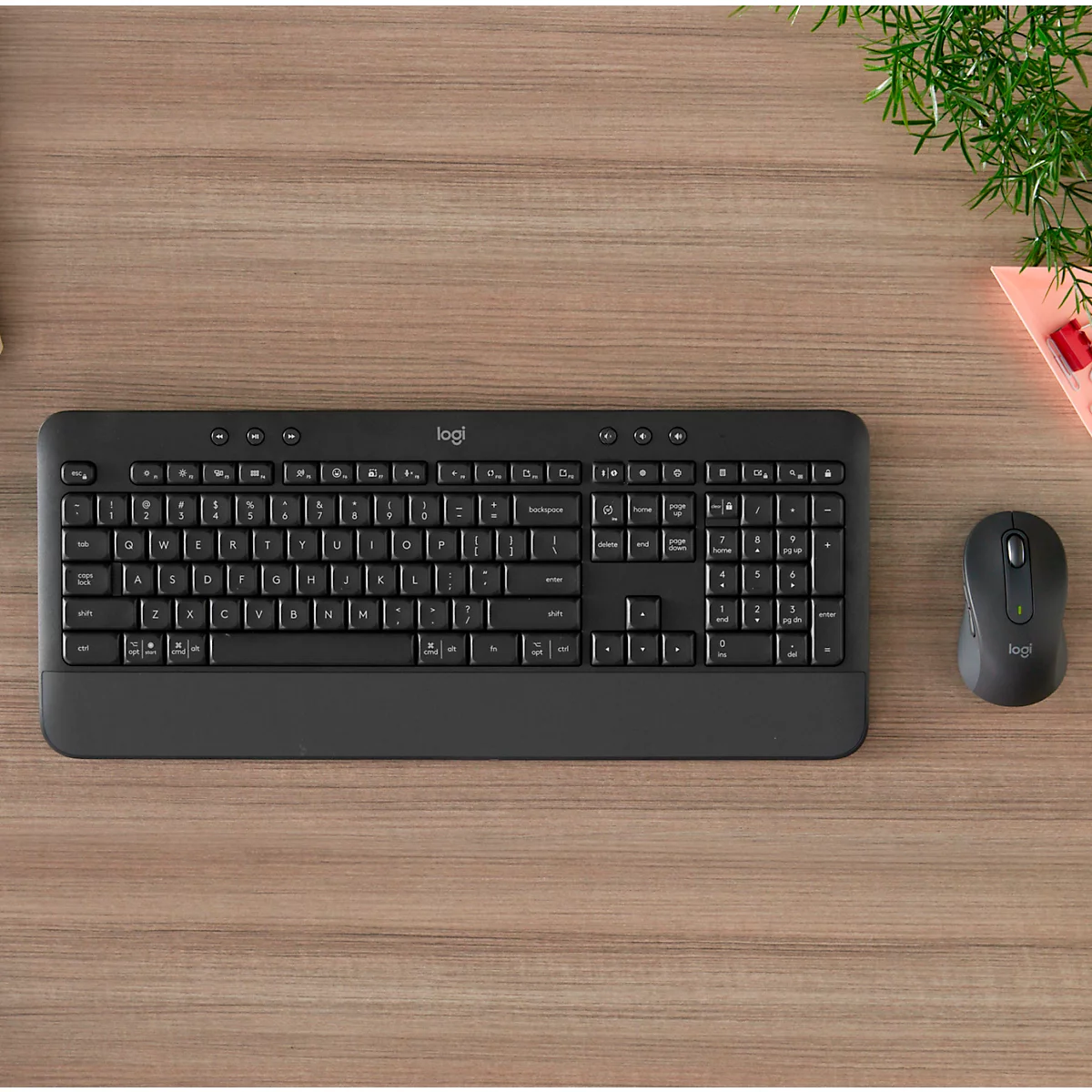 Logitech Signature MK650 Ensemble clavier et souris, Bluetooth 5.1, SmartWheel, technologie Silent-Touch, QWERTZ, noir
