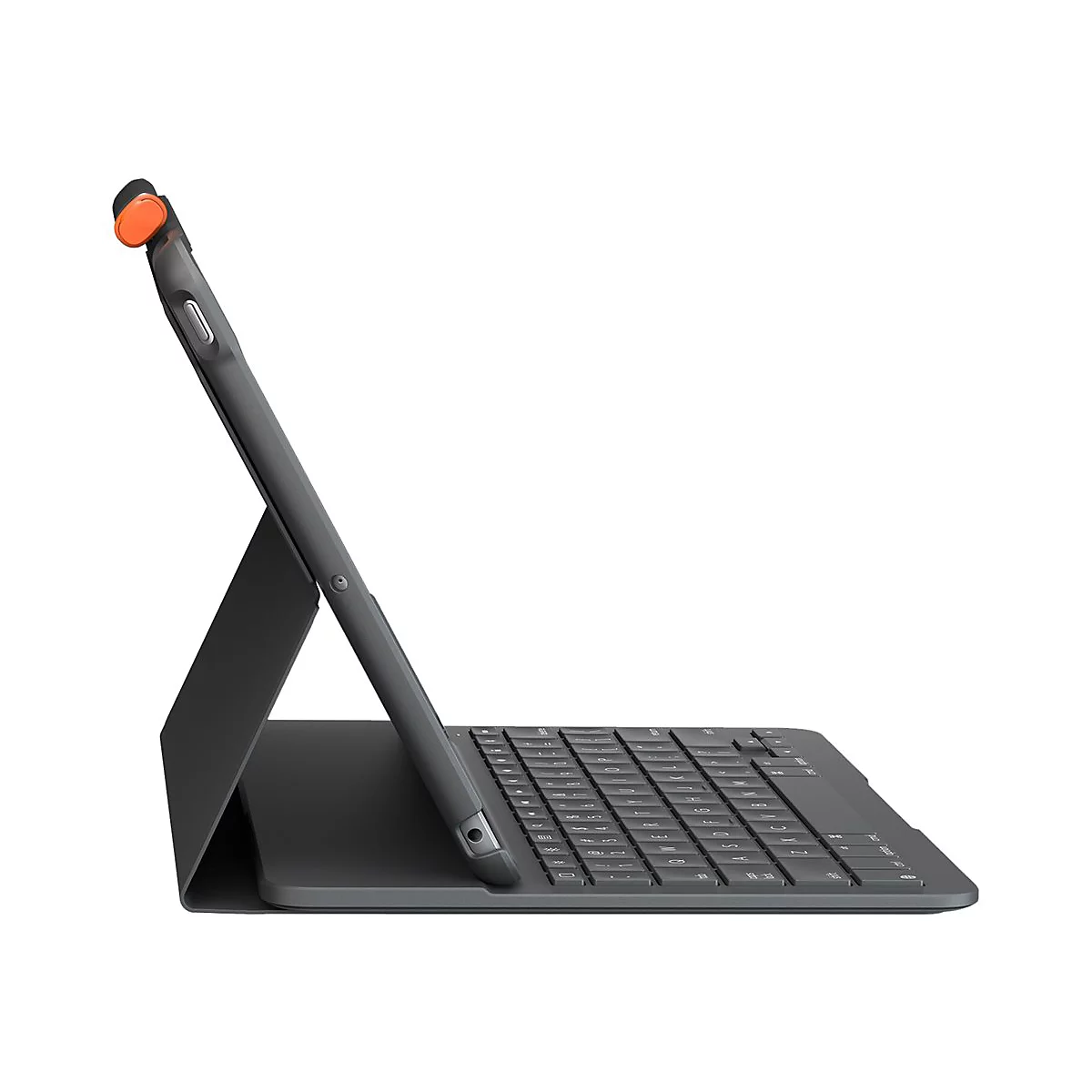 Logitech Slim Folio - Tastatur und Foliohülle - kabellos - Bluetooth LE - QWERTZ - Schweiz
