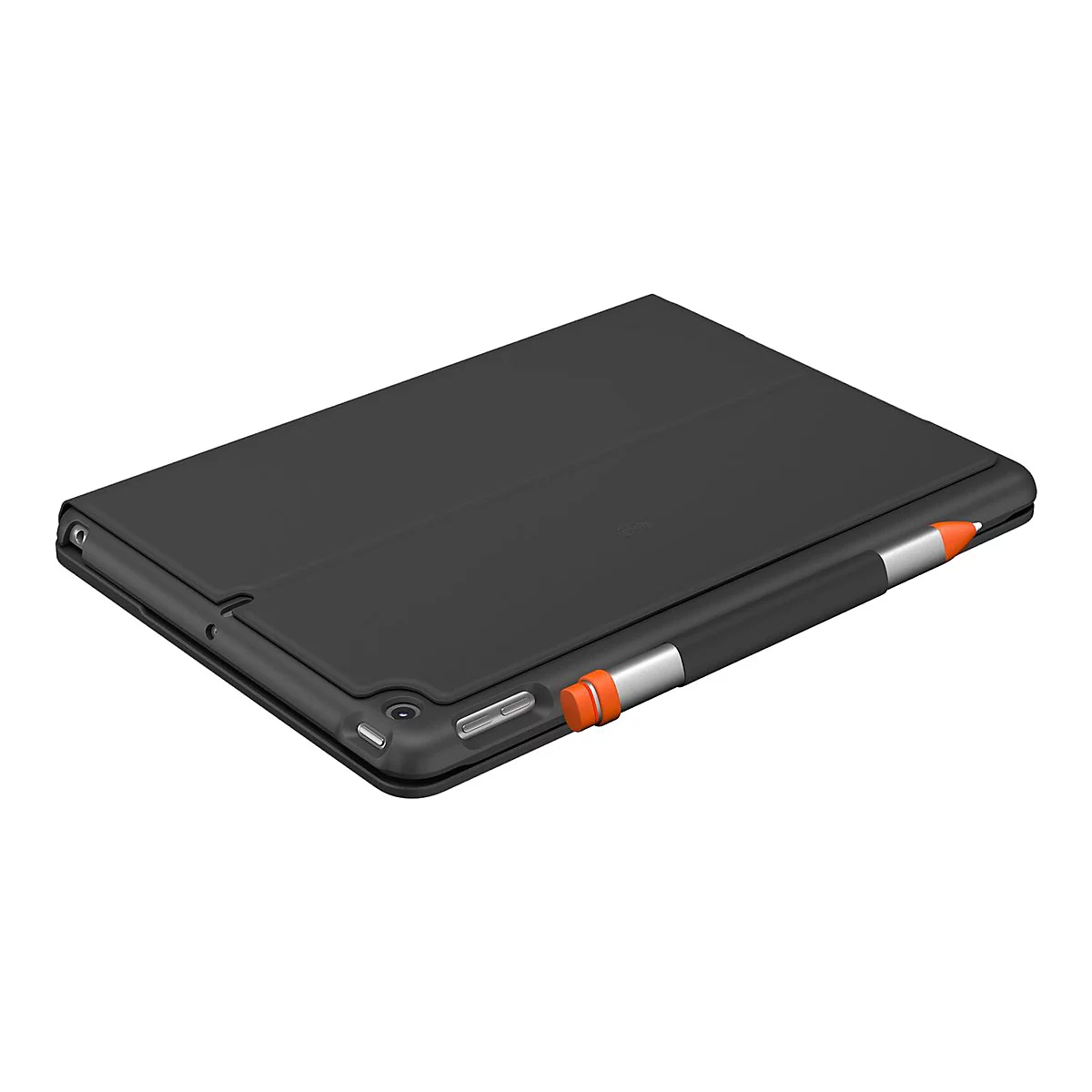 Logitech Slim Folio - Tastatur und Foliohülle - kabellos - Bluetooth LE - QWERTZ - Schweiz